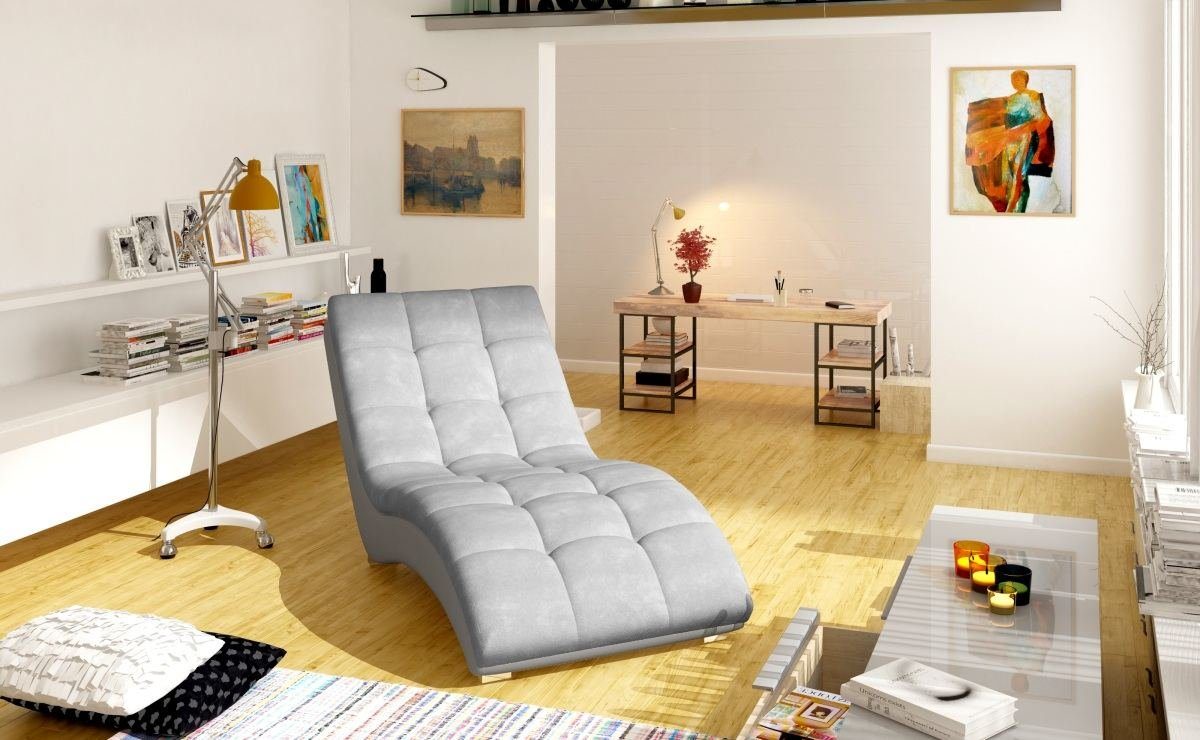 Sofa Dreams Relaxliege »Sky Strukturstoff grau« | OTTO