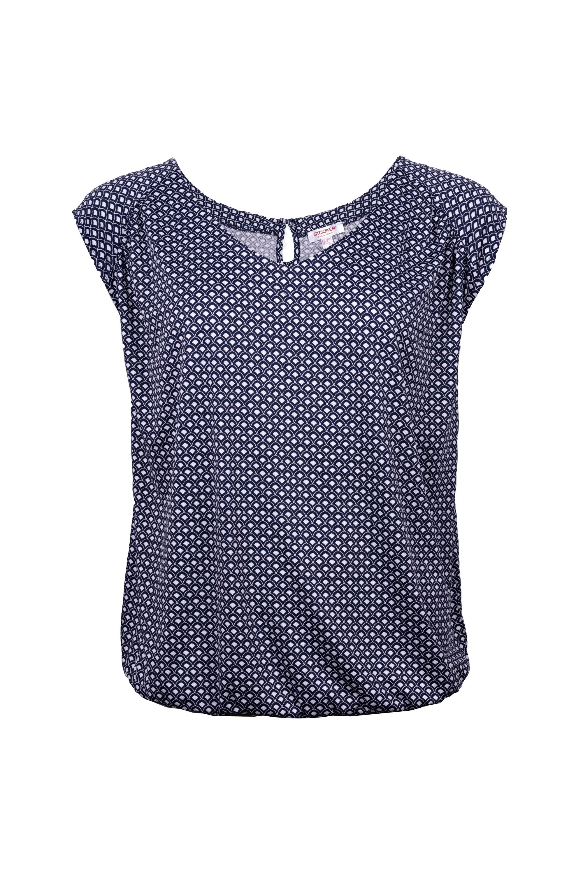 STOOKER WOMEN Shirttop VEGA Print Top Blusentop Regular Fit für Damen