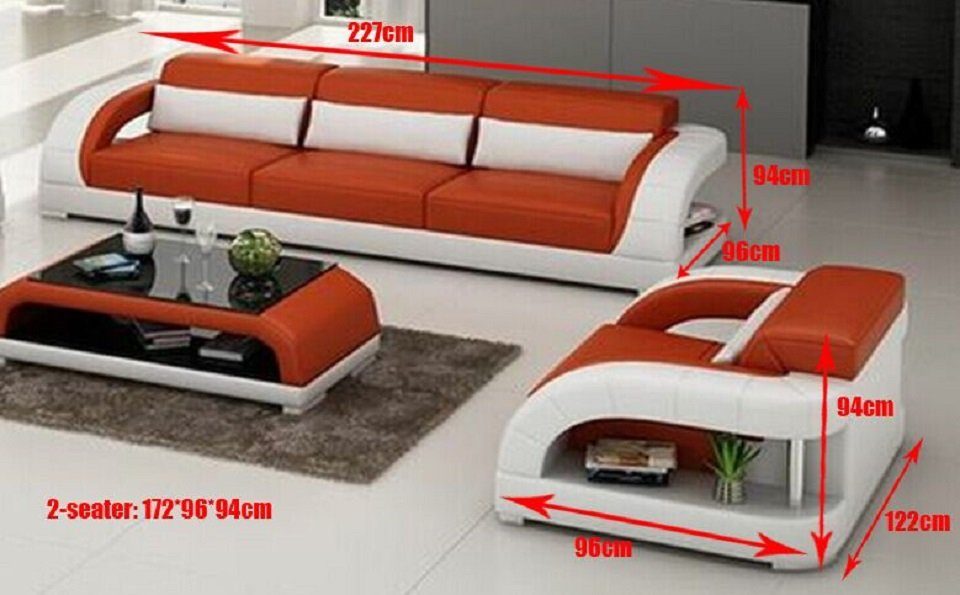 Europe Sitzer Sofa Polster Set in Sofagarnitur Made Couchen Sofa Couch 3+2 Design JVmoebel Modern,