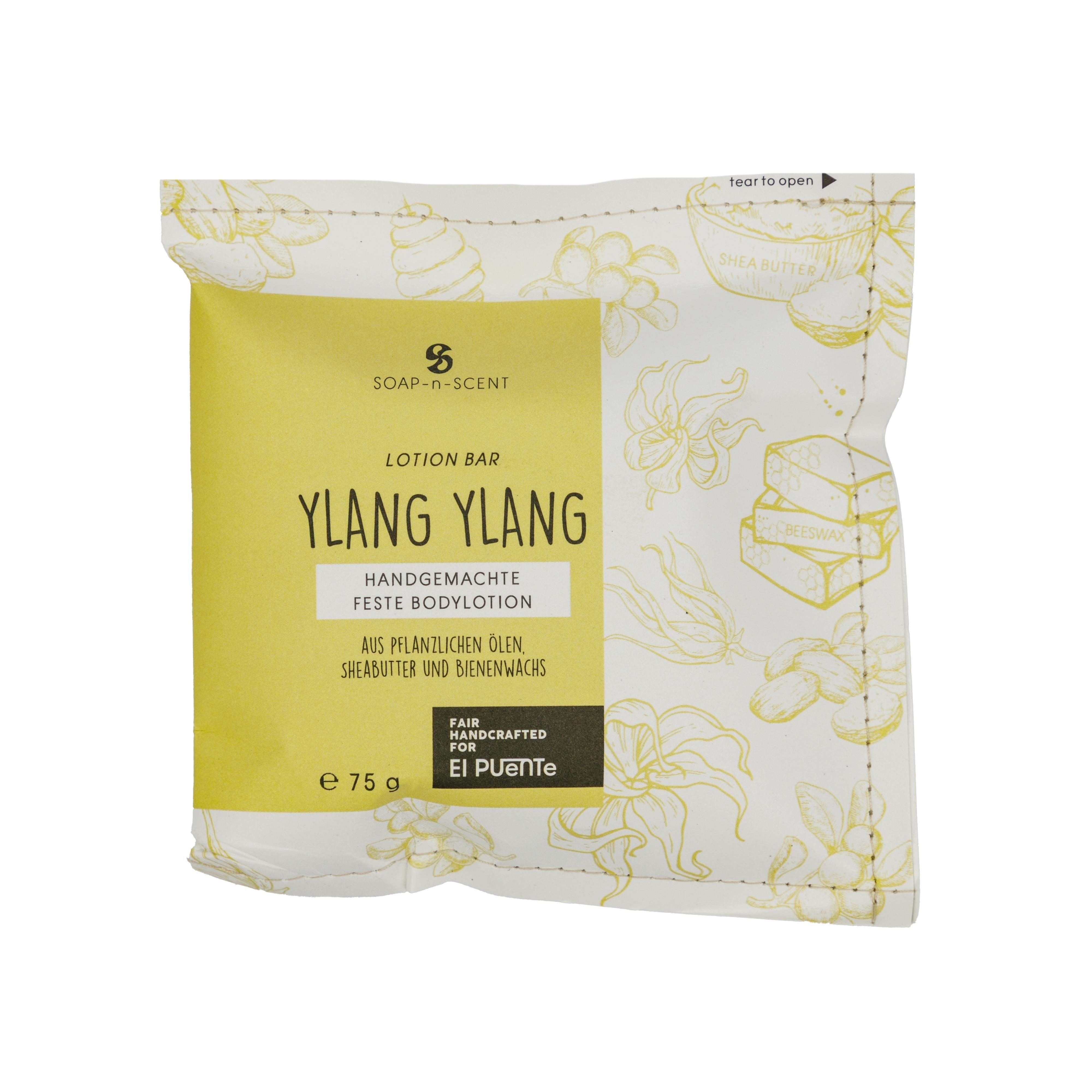 El Puente Bodylotion Lotion Bar "Ylang Ylang", Fair Trade, Handmade