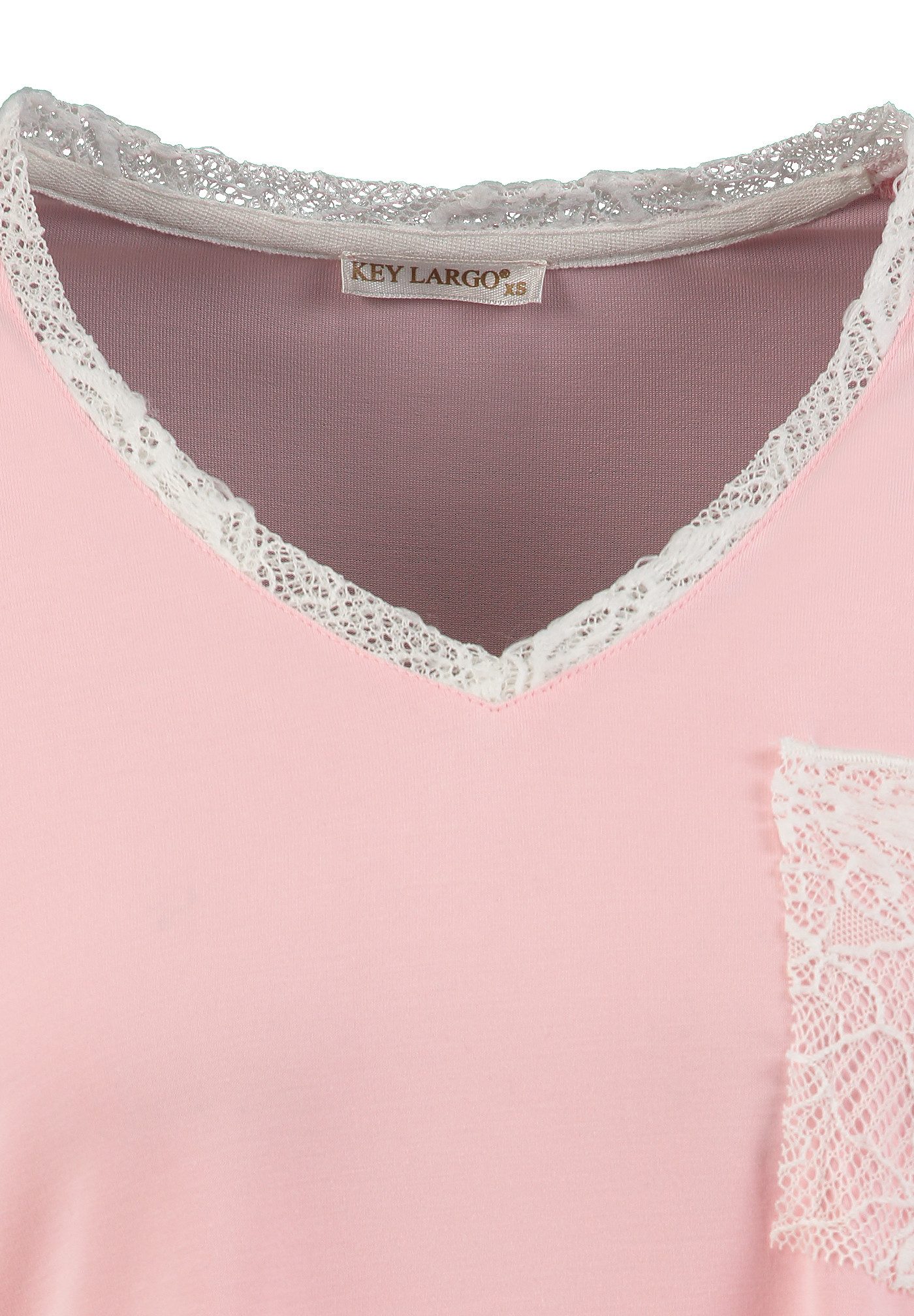 Key Largo T-Shirt WT LACE v-neck (1er) – Bild 3 von 5