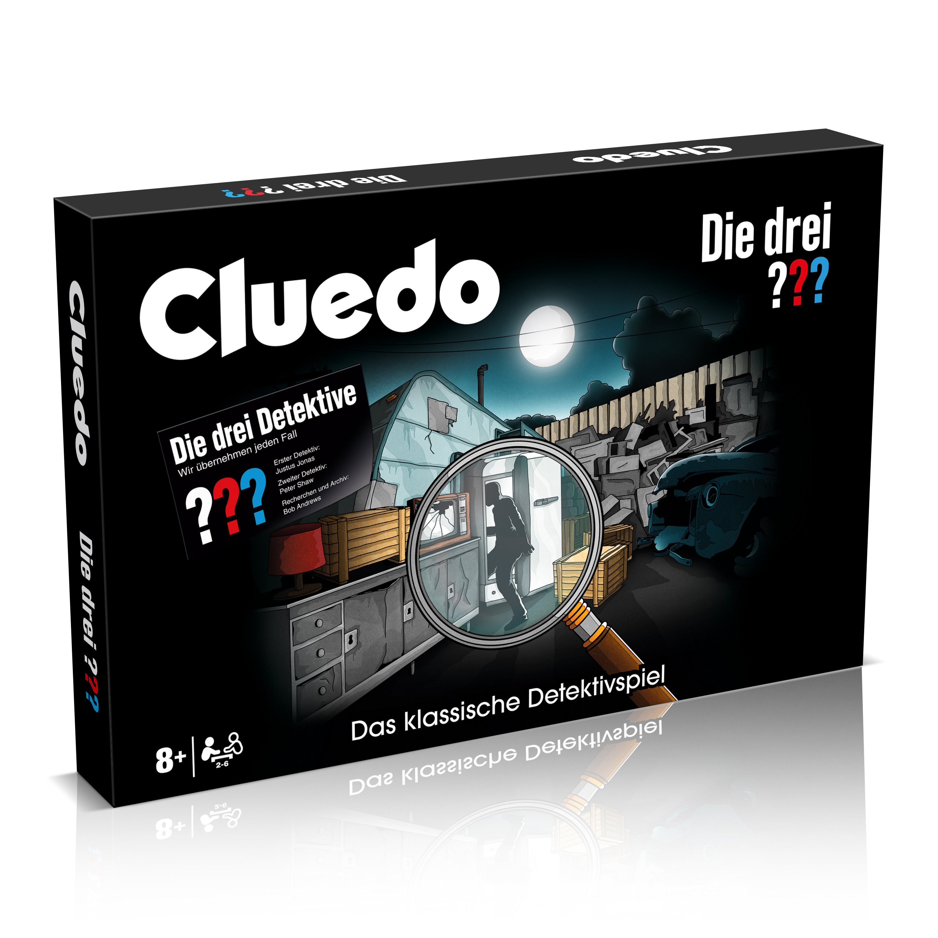 Winning Moves Spiel Cluedo - Die drei ??? Fragezeichen, Brettspiel