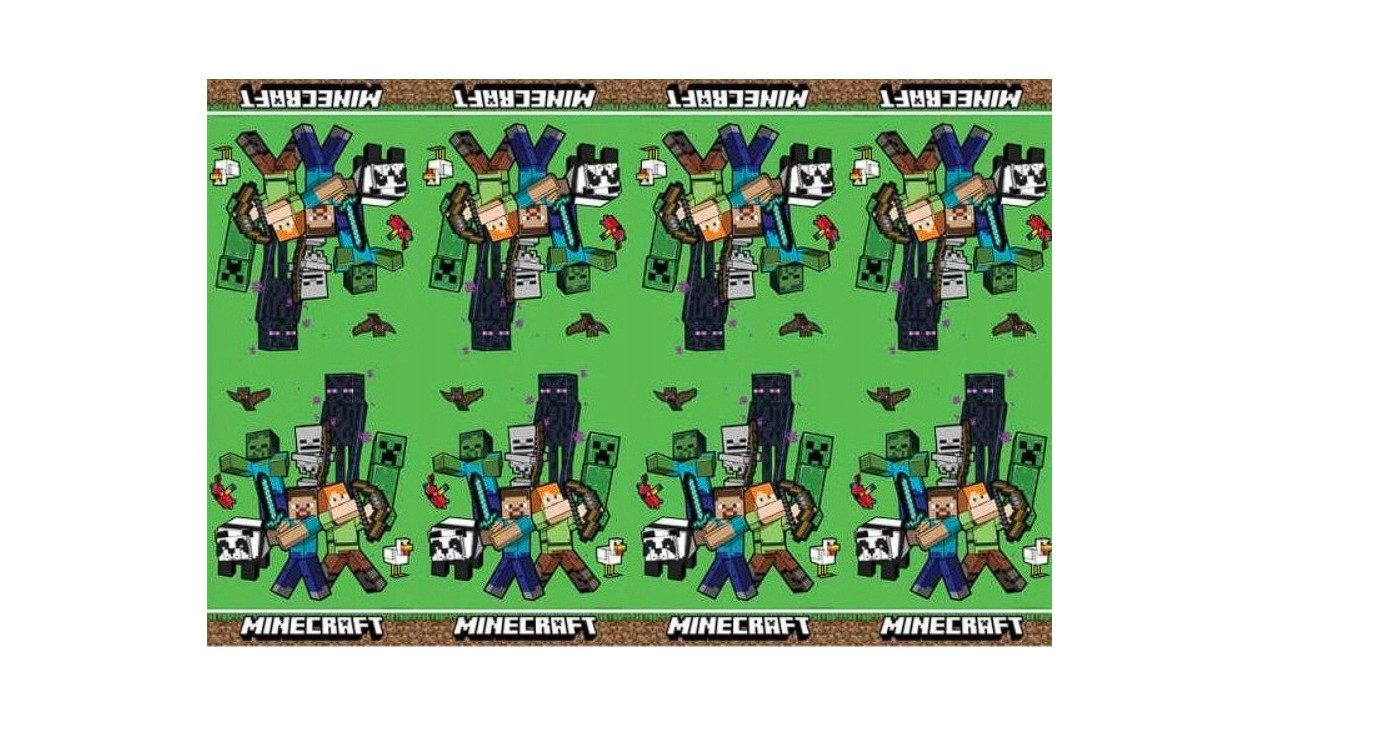 Festivalartikel Tischdecke Minecraft TNT Geburtstagsfeier Folien-Tischdecke günstig online kaufen