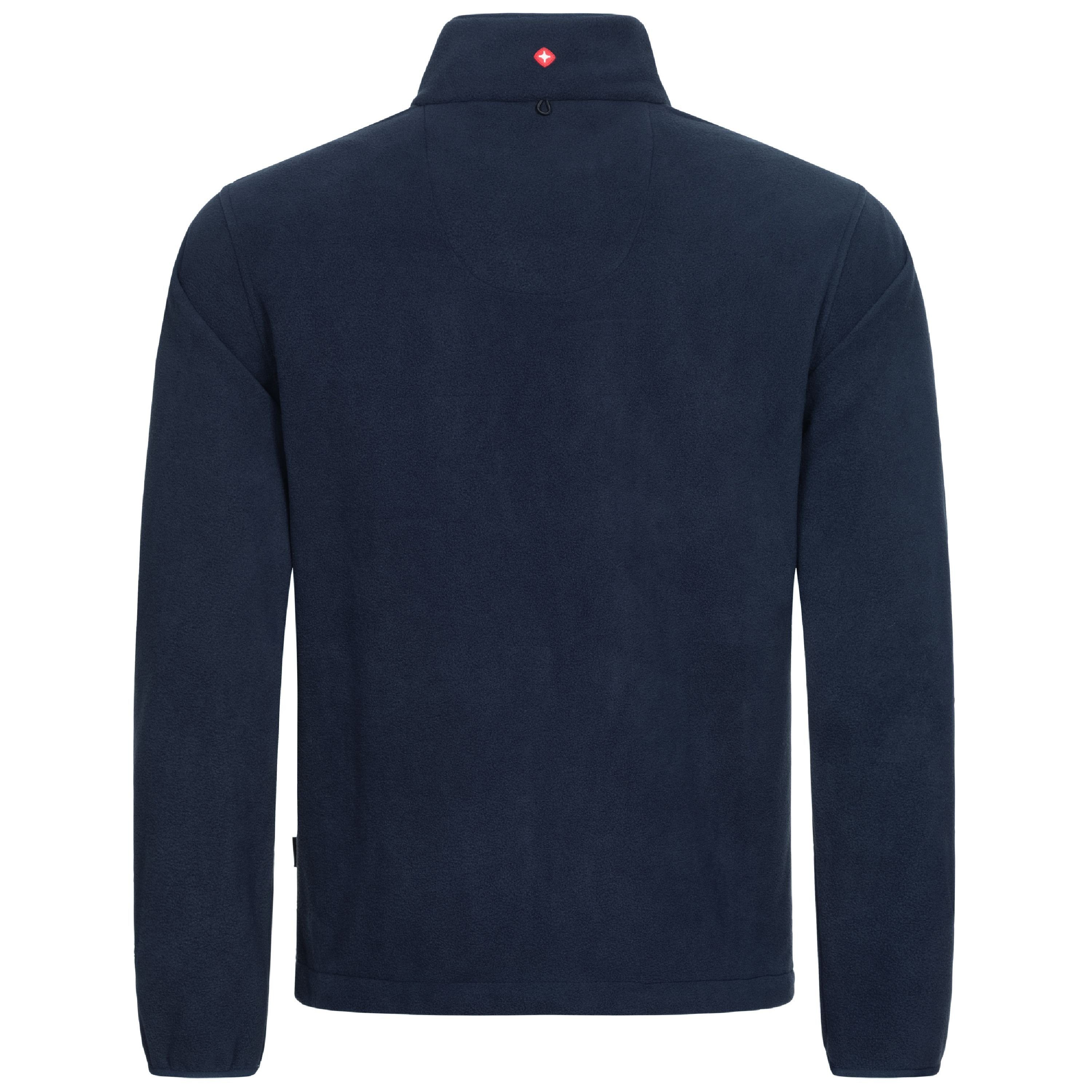 Höhenhorn Fleecejacke Eigler Herren Fleece Jacke für Männer Outdoor Freizeit Troyer weicher Microfleece, Quick-Grip Paracord Zipper