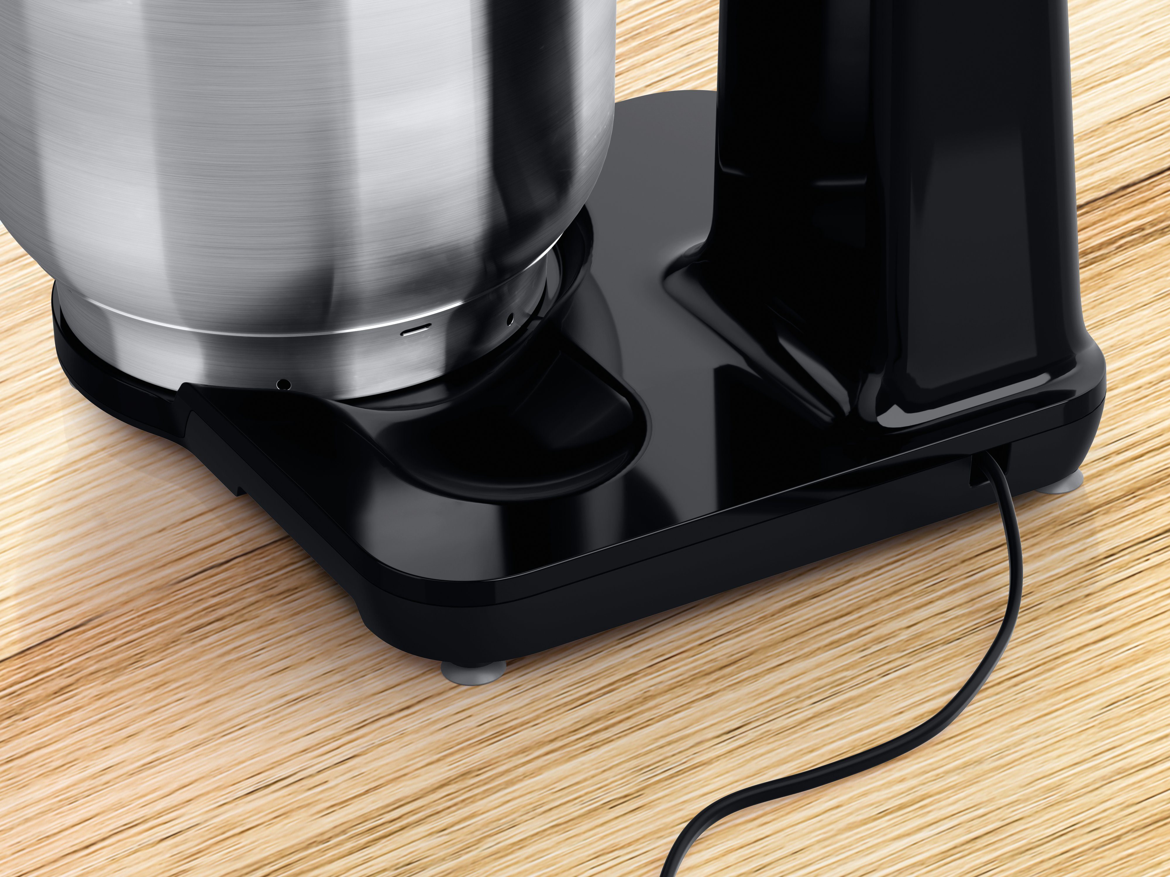 BOSCH Küchenmaschine Serie 2 MUMS2EW01, Edelstahlschüssel, Durchlaufschnitzler, Deckel, 700 W, 3,8 l Schüssel, Durchlaufschnitzler, 3 Reibescheiben, Patisserieset Edelstahl