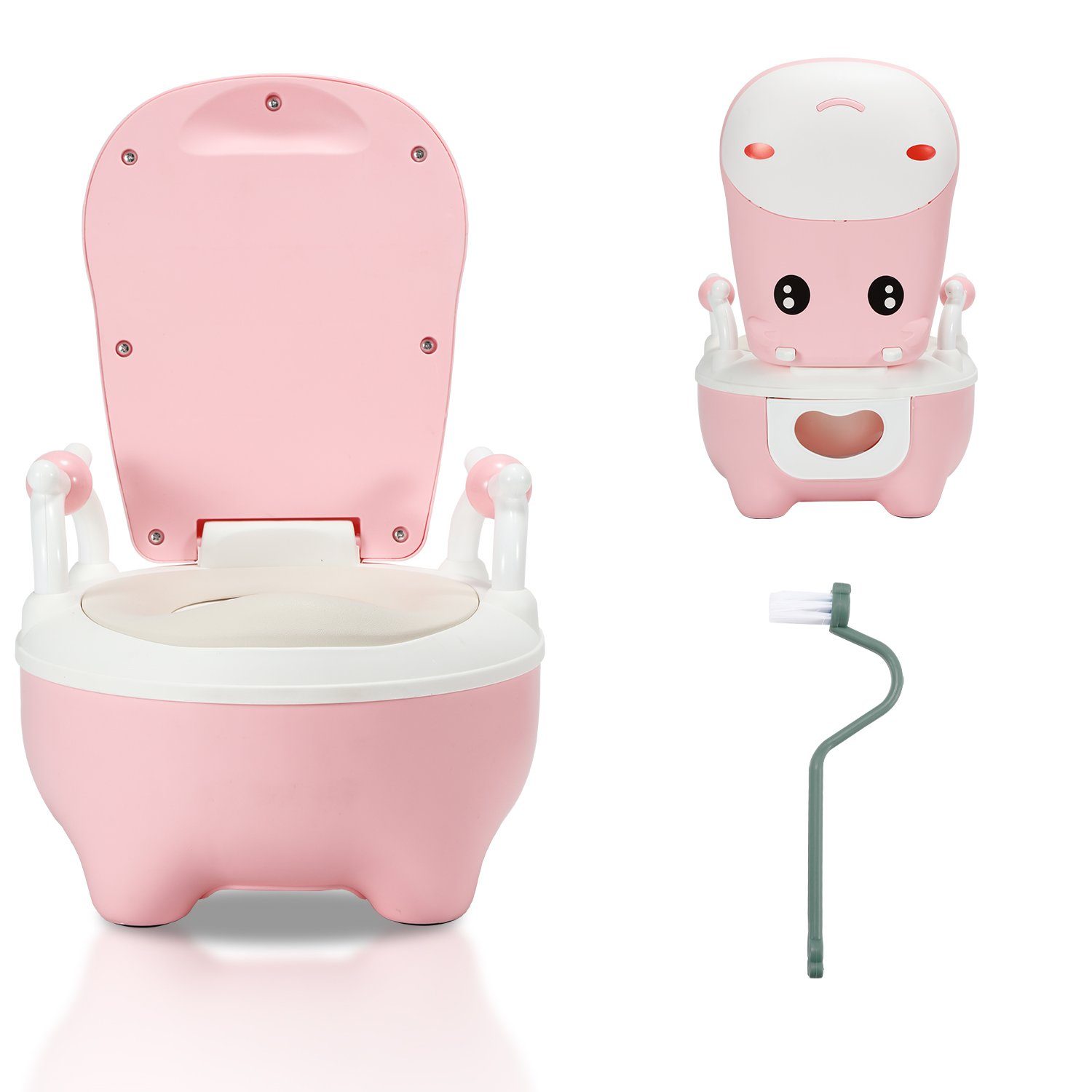 Bettizia Toilettentrainer Toilette Baby Kinder Lerntöpfchen Toilettensitz Töpfchen mit Griffe, Kindertoilette