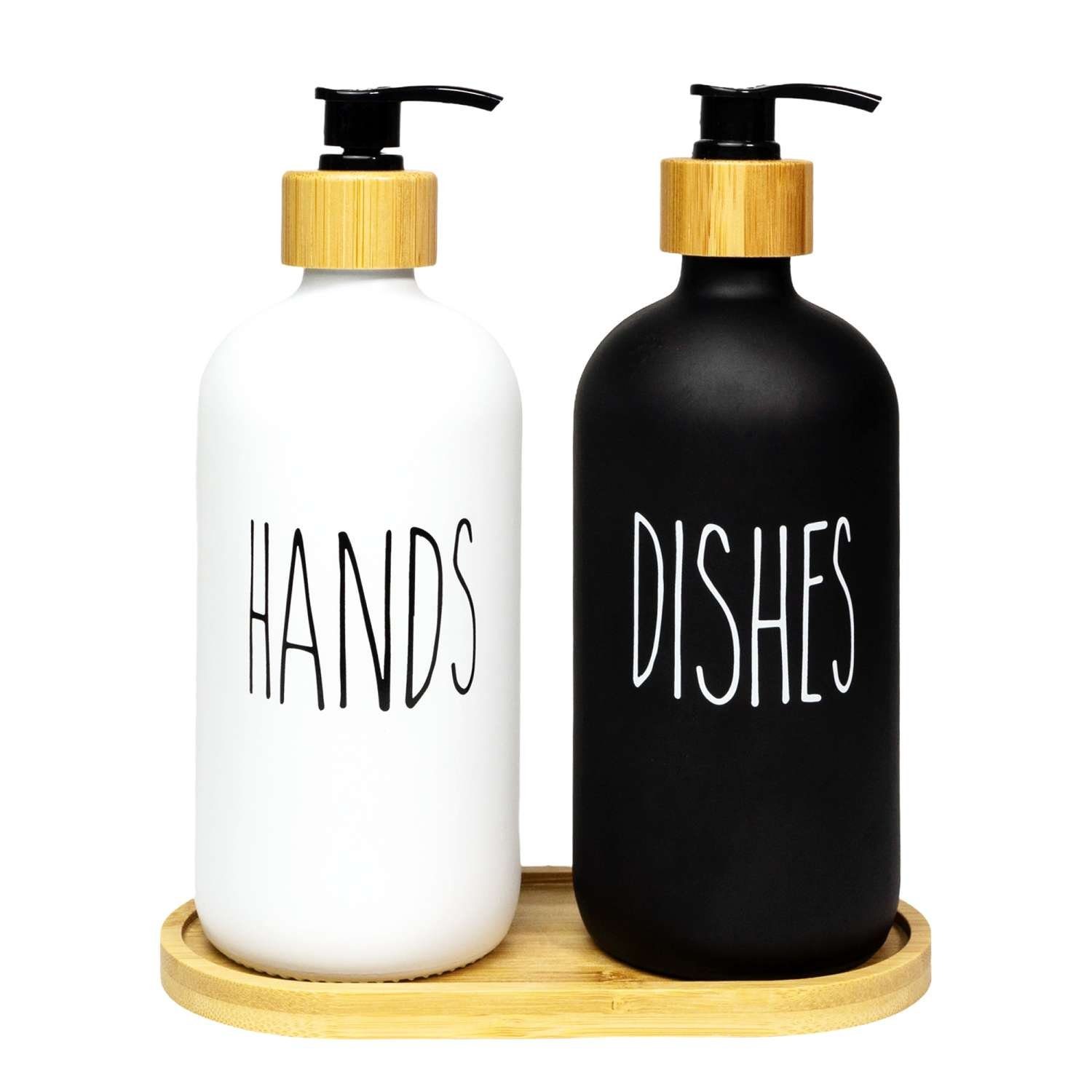 Intirilife Seifenspender, (Set, 3-tlg), 3-teiliges Seifenspender Set Handse günstig online kaufen