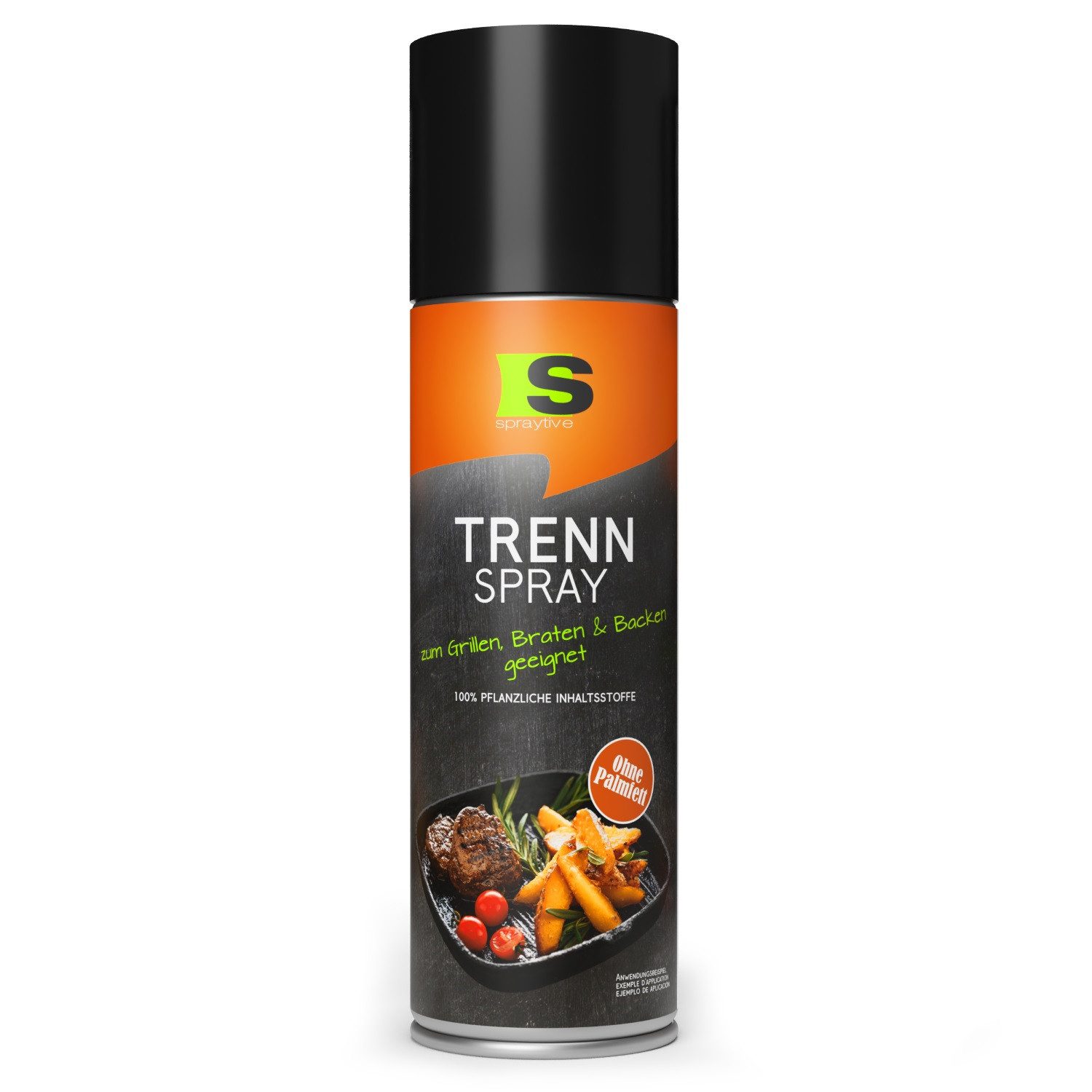 Spraytive Speiseöl 1x 400ml BBQ Trennspray – Antihaftspray fürs Grillen, Braten & Backen, Made in Germany