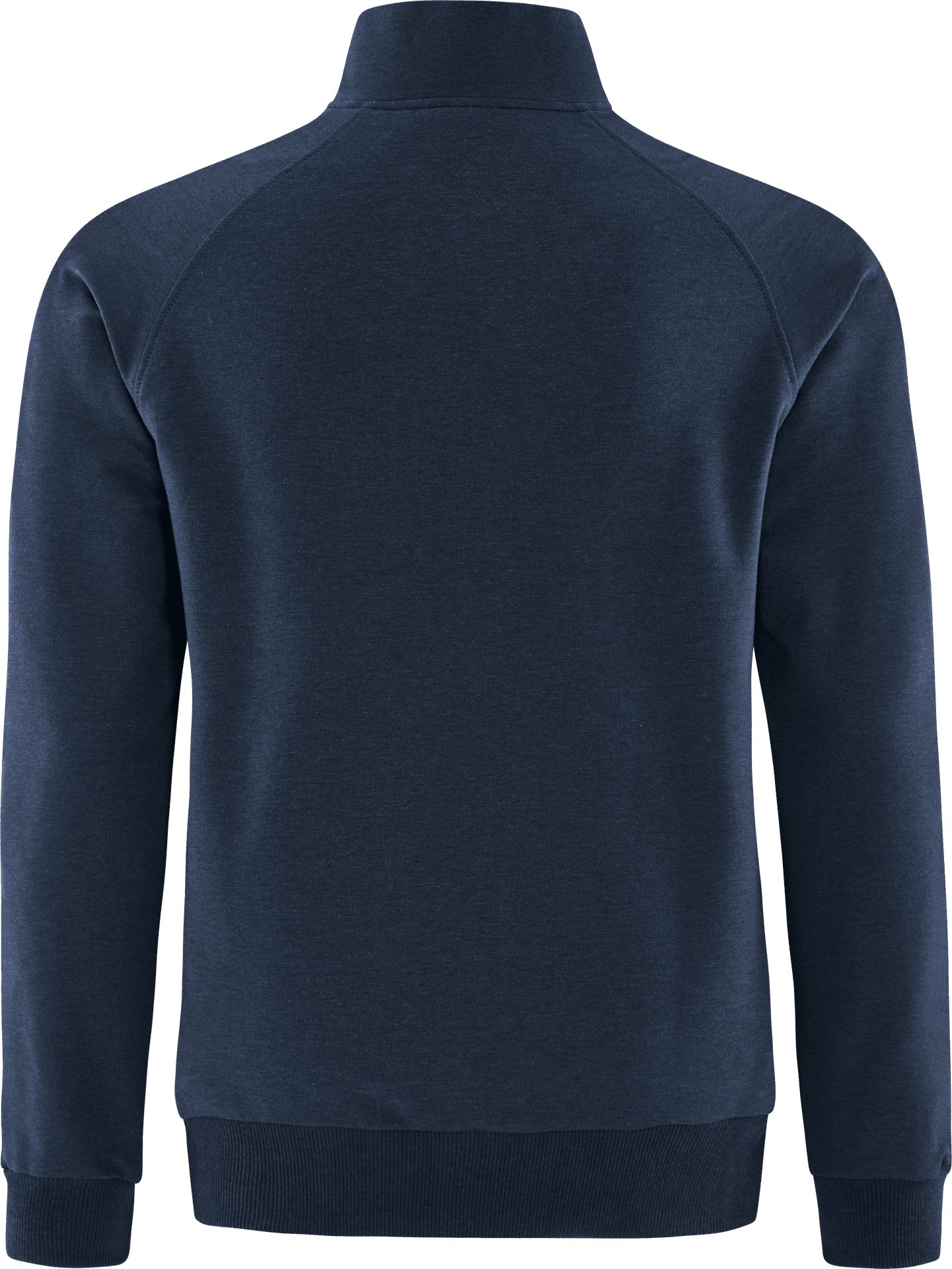 SCHNEIDER Sportswear Sweatshirt BASTIENM-TROYER Herren Sweatshirt mit Stehkragen dunkelblau-meliert