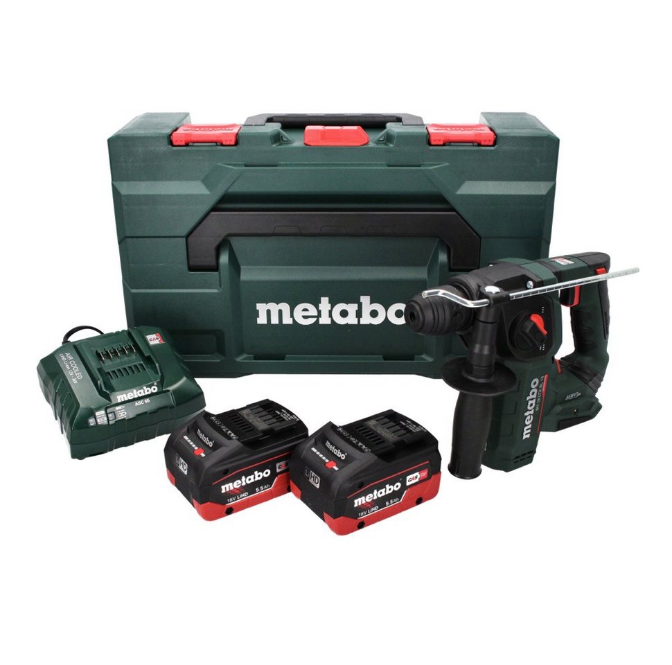 Thumbnail - metabo Akku-Bohrhammer BH 18 LTX BL 16 Akku Bohrhammer 18 V 1.3 J SDS-plus Brushless + 2x Ak