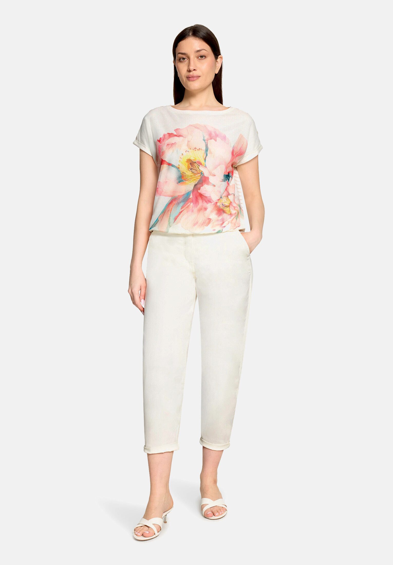 Betty Barclay Kurzarmshirt Damen mit Gummizug (1-tlg)