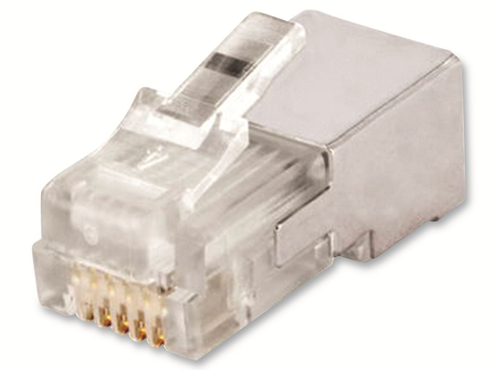 econ Connect Klemmen ECON CONNECT Modular-Stecker 6P6C, für Rundkabel