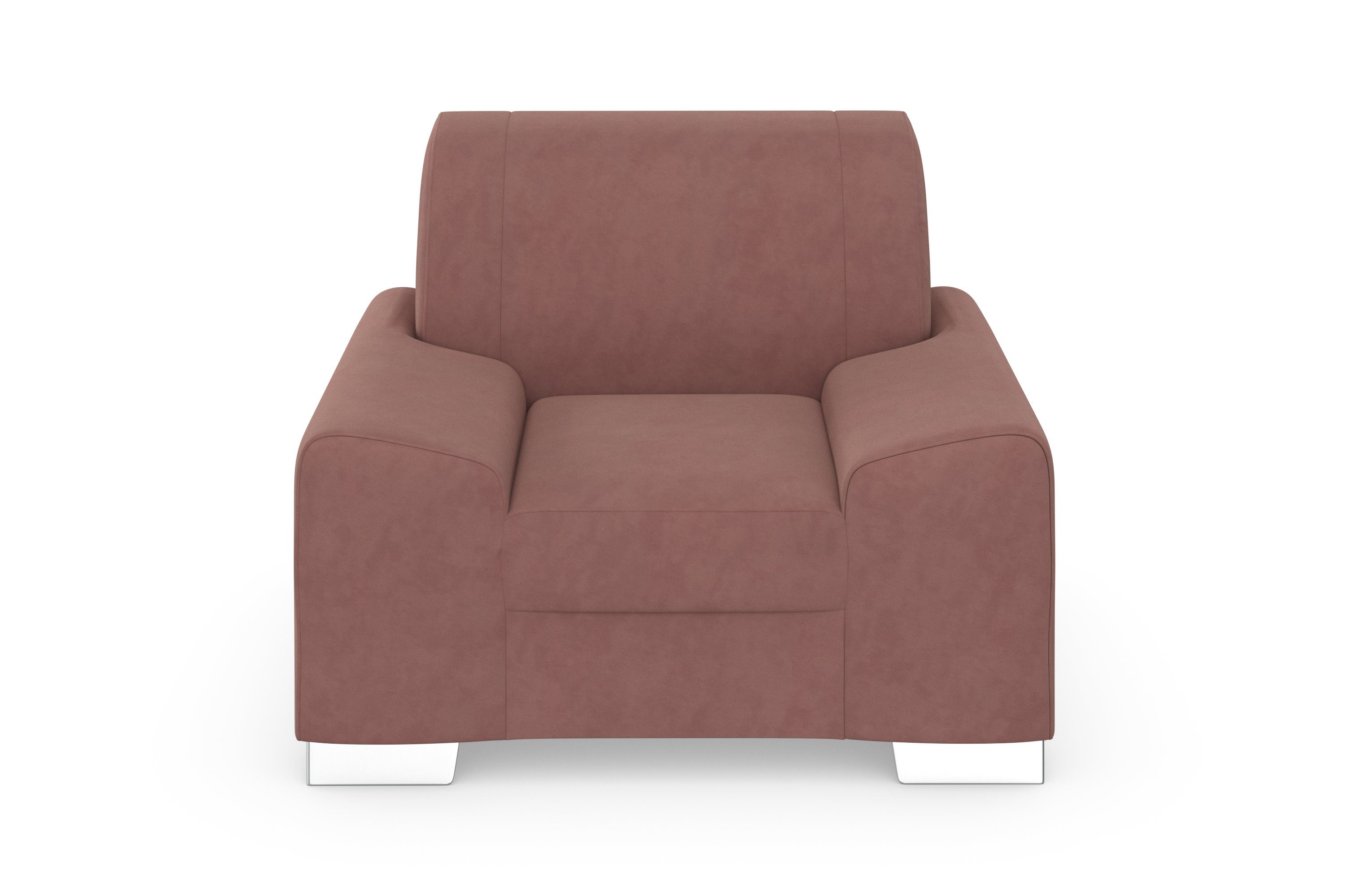 DOMO collection Sessel Anzio, wahlweise mit Federkern
