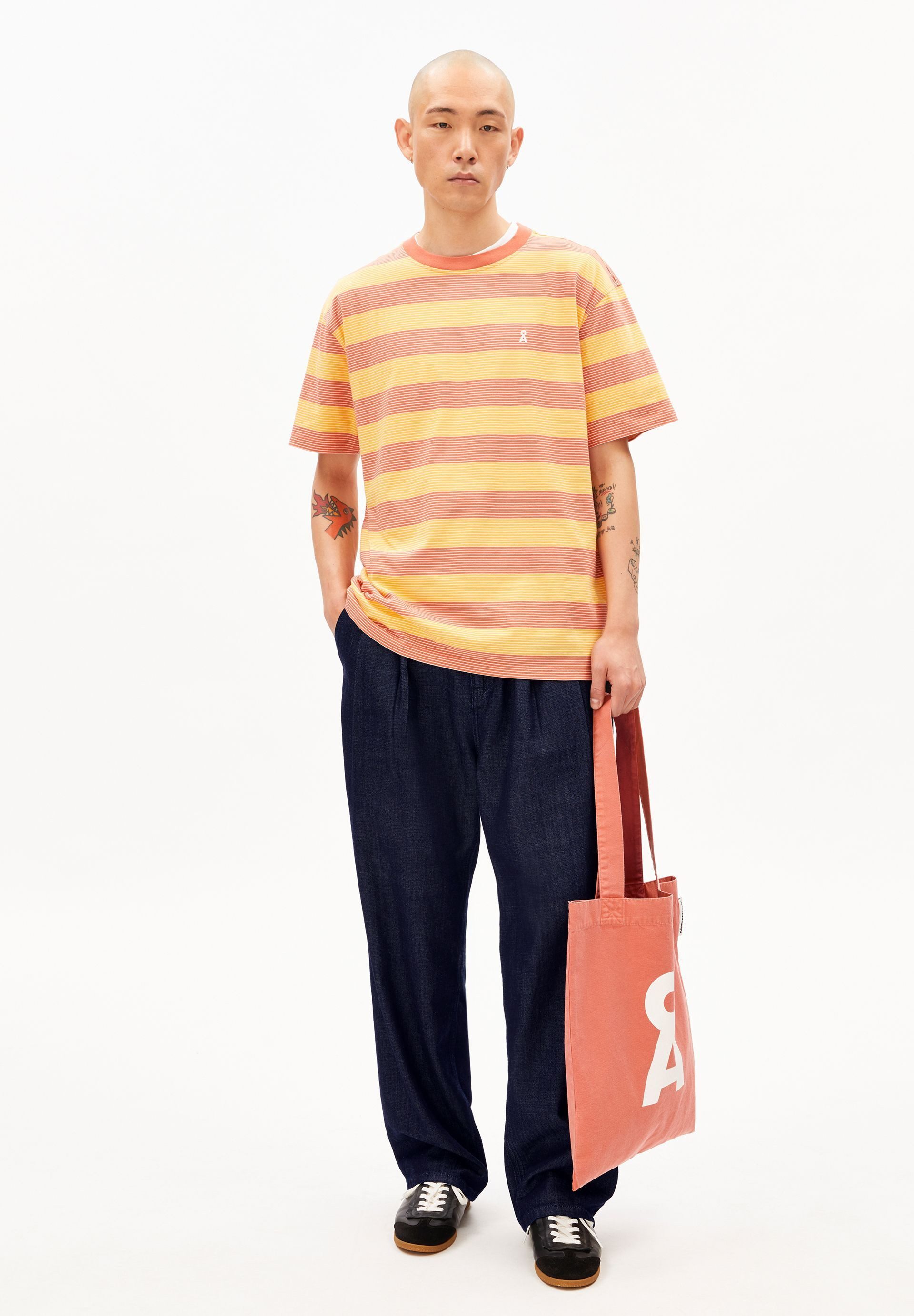 Armedangels T-Shirt MAARKOS STRIPES T-Shirt aus Bio-Baumwolle Relaxed Fit