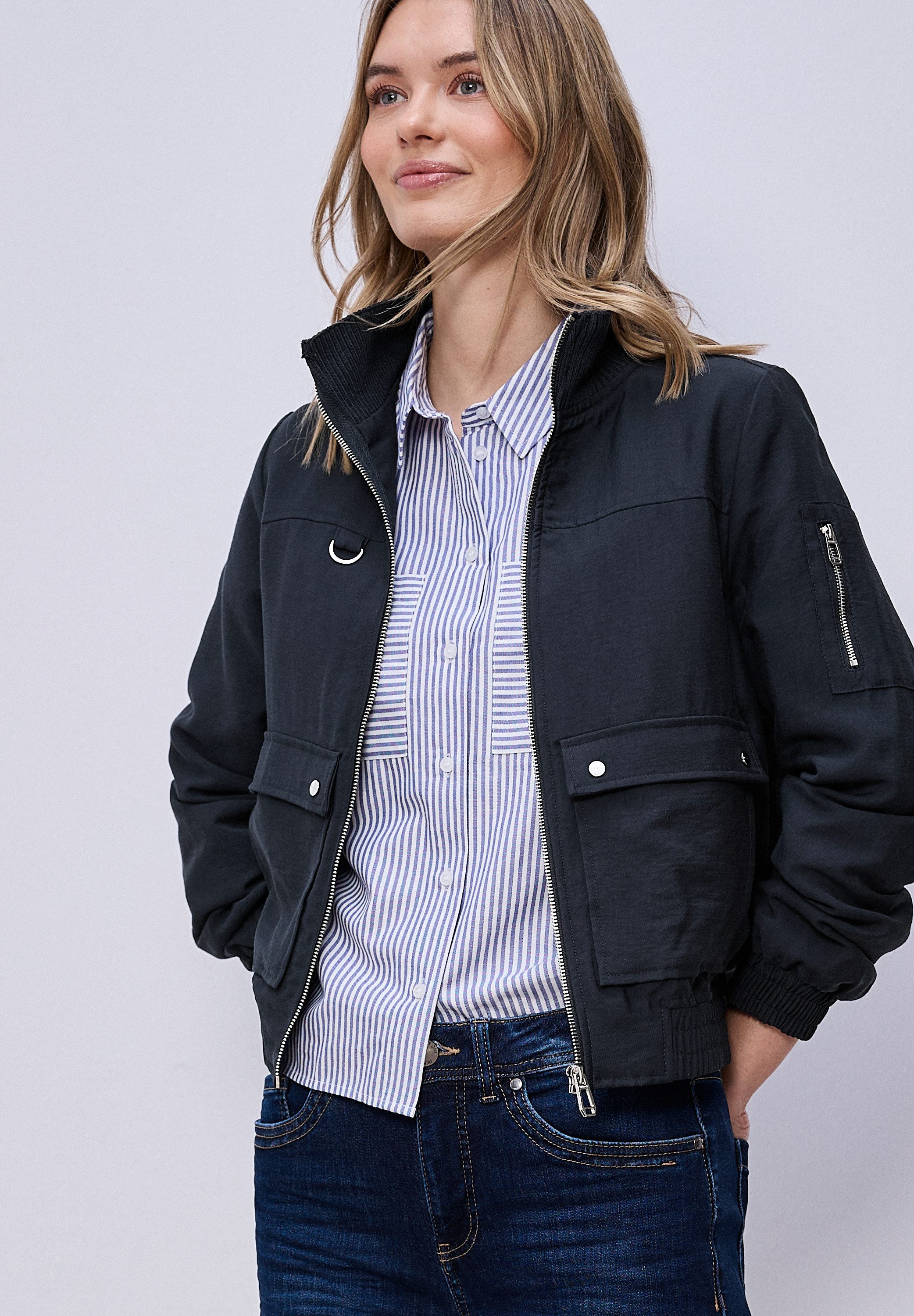 STREET ONE Blouson mit Elastikbund