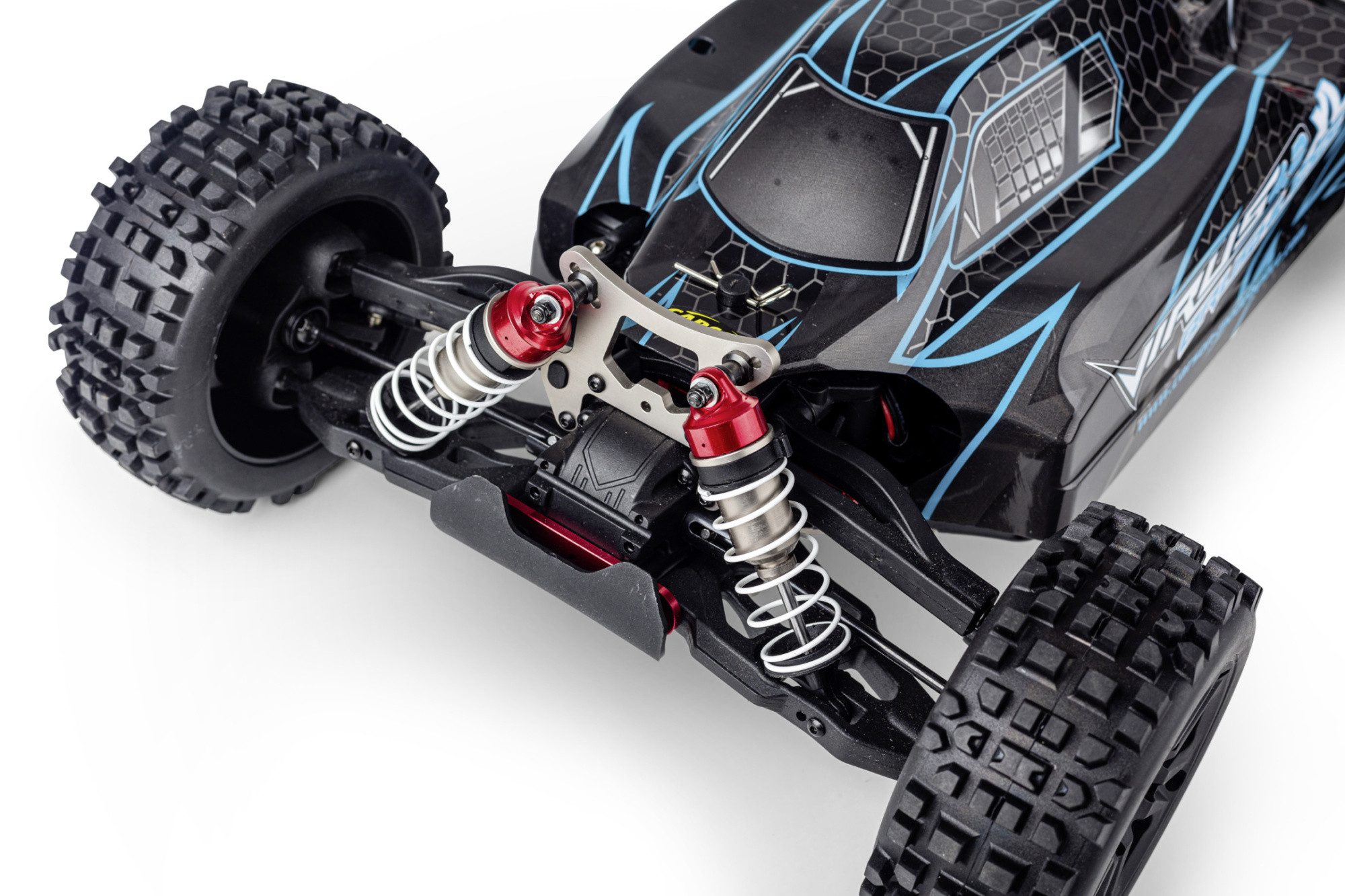 CARSON RC-Buggy Carson 1:8 Virus 4.2 XL 100% RTR schwarz/türkis