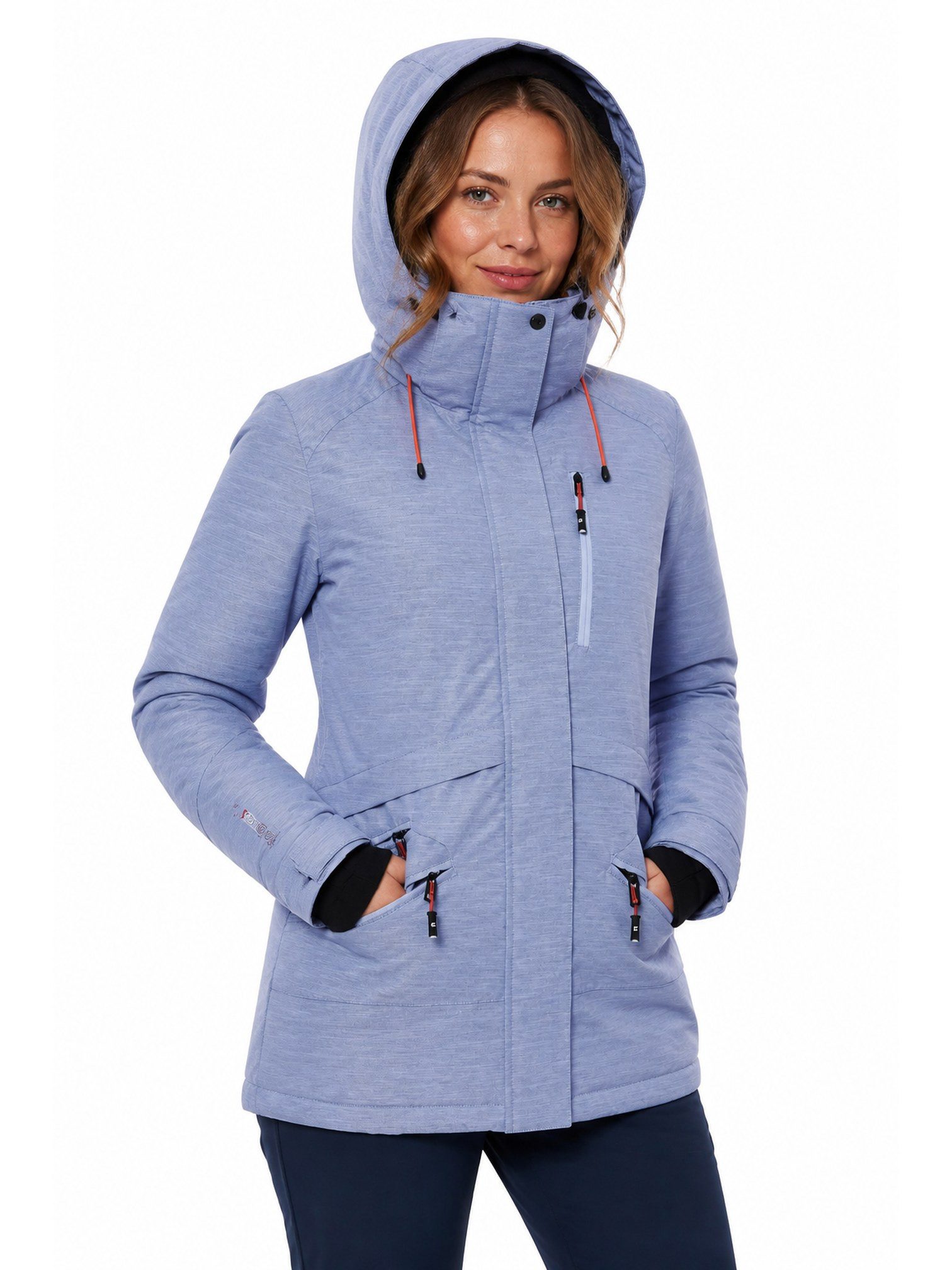 Killtec Skijacke KSW 110 WMN SKI JCKT CS Damen Winterjacke, Funktionsjacke viele praktische Taschen – Bild 5 von 5