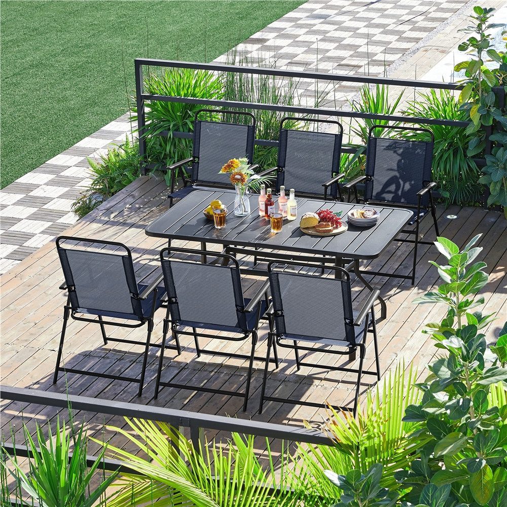 Yaheetech Klappstuhl (4 St), Gartenstuhl Klappsessel günstig online kaufen