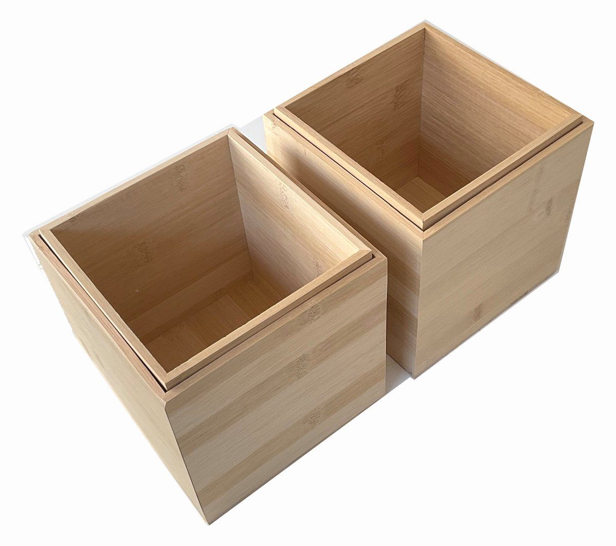 Cubix Aufbewahrungsbox Aufbewahrungs-Boxen-Set "Bambus"