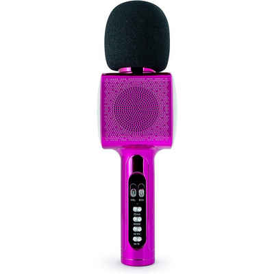 BigBen Mikrofon Party Mikrofon mit Lichteffekten pink