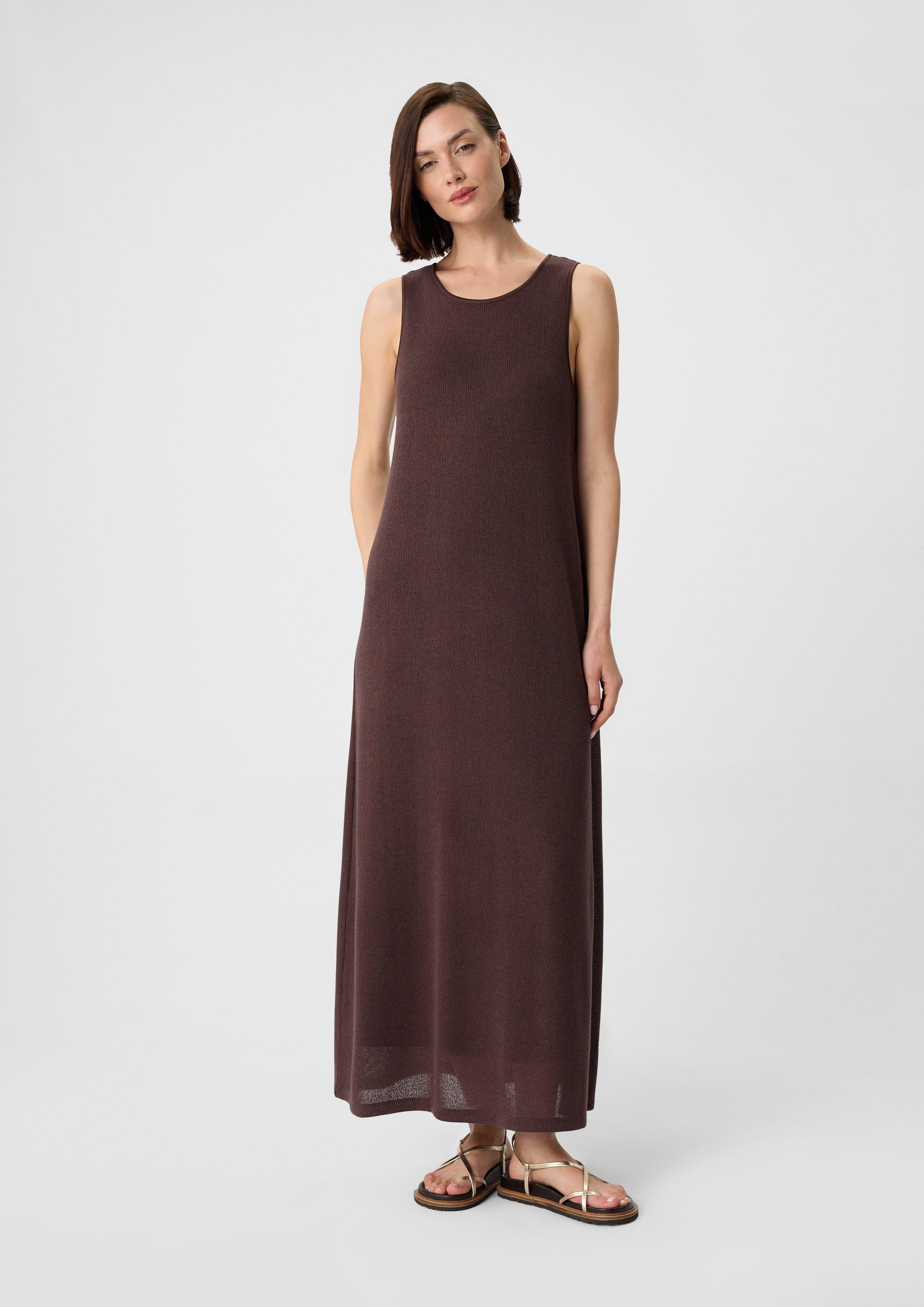Maxikleid Strickkleid aus Viskosemix
