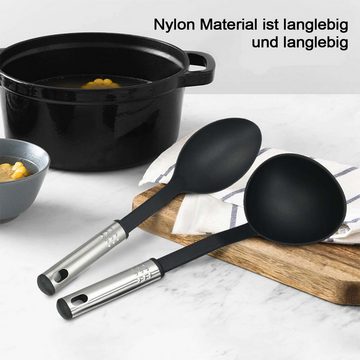 Novzep Kochbesteck-Set 38-teiliges Silikon-Kochgeschirr-Set, komplette Küchenutensilien zum Backen, Kochen und Mixen