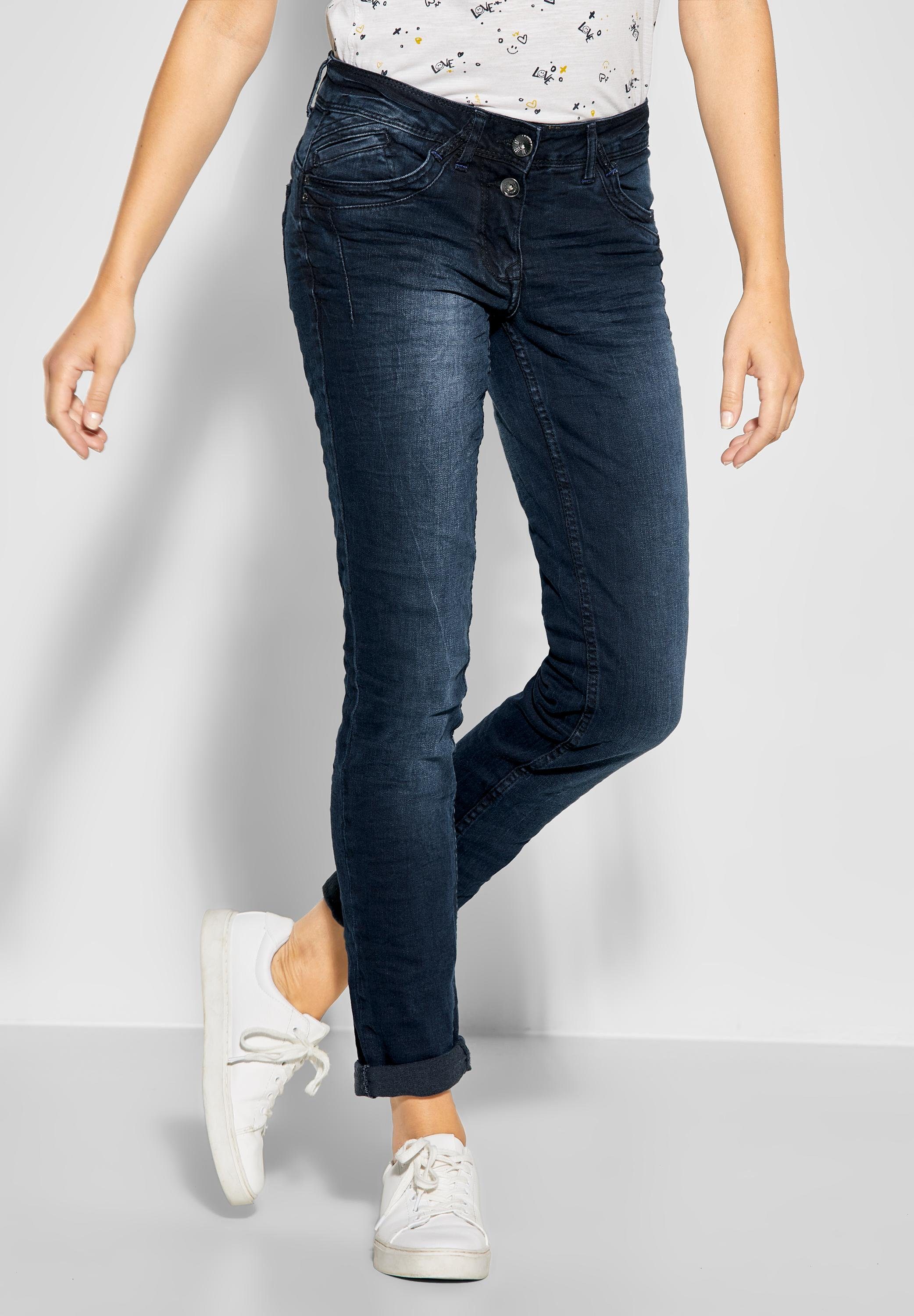 Cecil Loose fit Jeans mit Crinkles und Highlights Cecil Loose fit Jeans mit Crinkles und Highlights