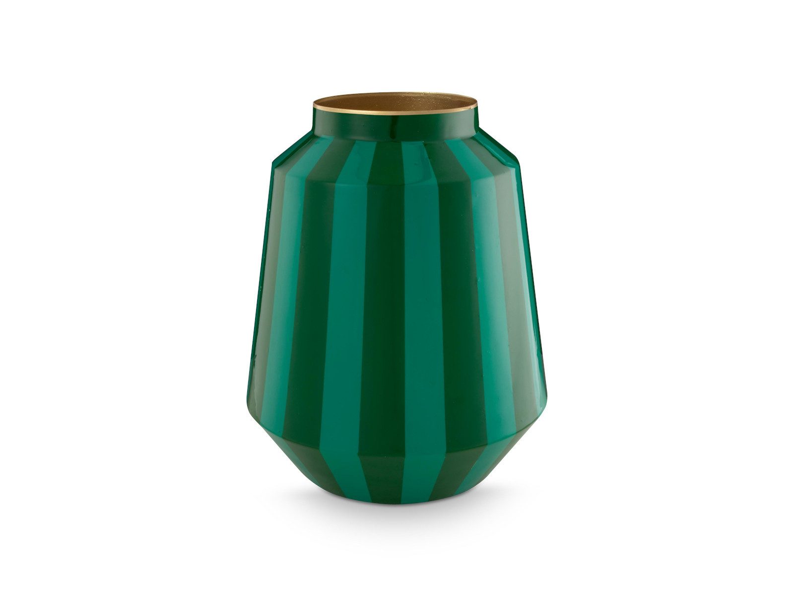 PiP Studio Dekovase Vase Metall Stripes günstig online kaufen