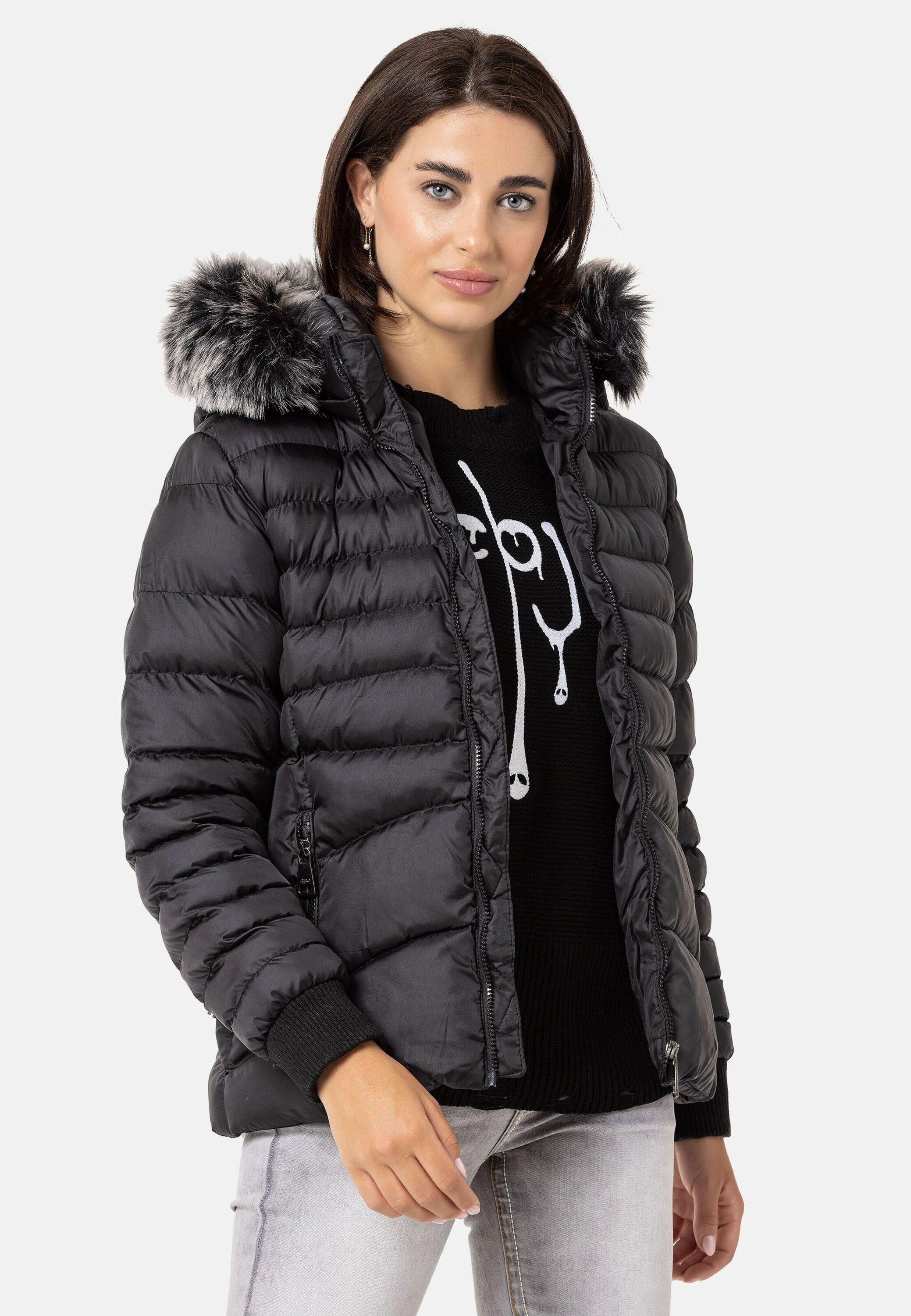 Cipo & Baxx Winterjacke Jacken mit Kapuze, WM132