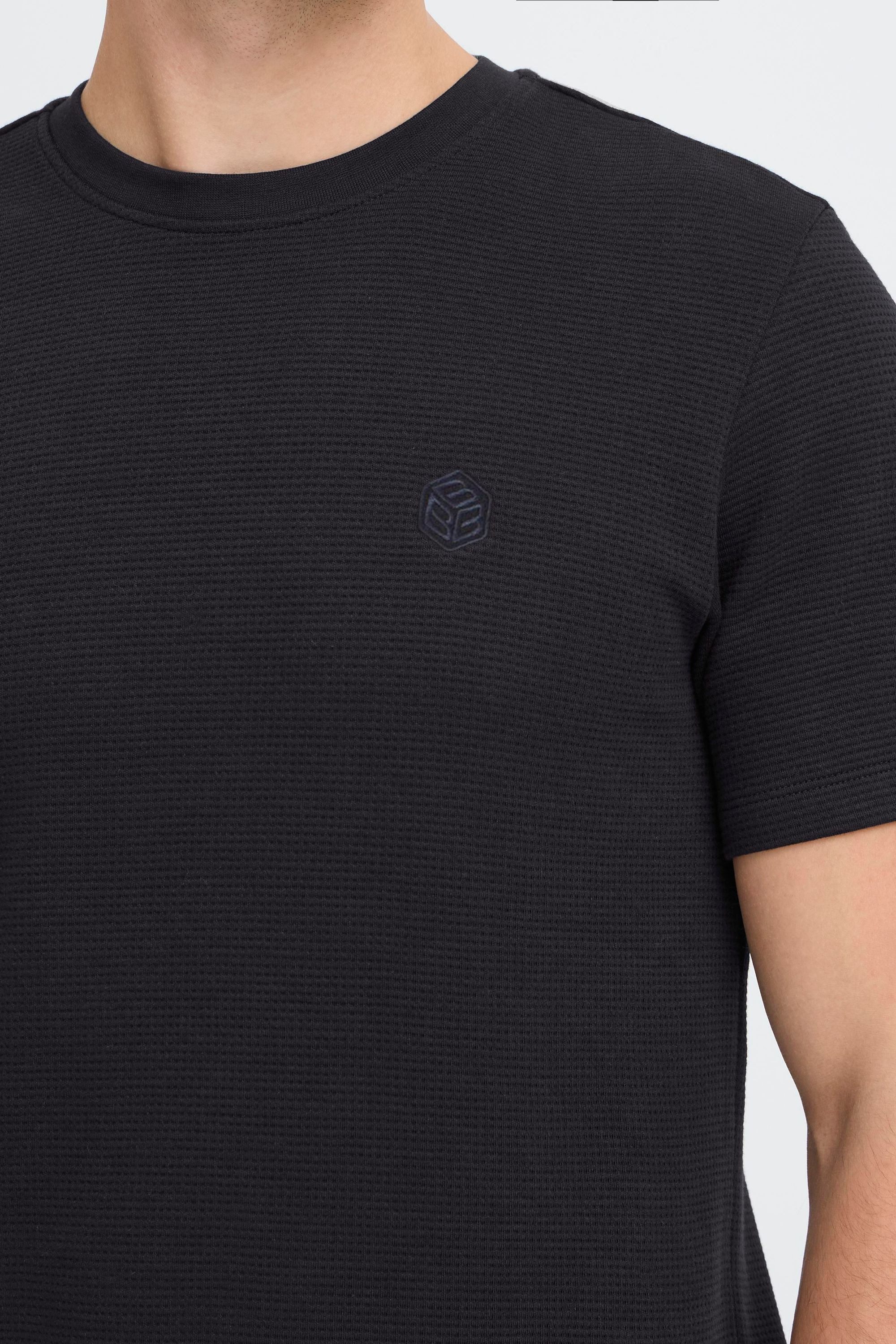 Blend Rundhalsshirt BHFort (1-tlg) Basic T-Shirt mit Rundhalsausschnitt