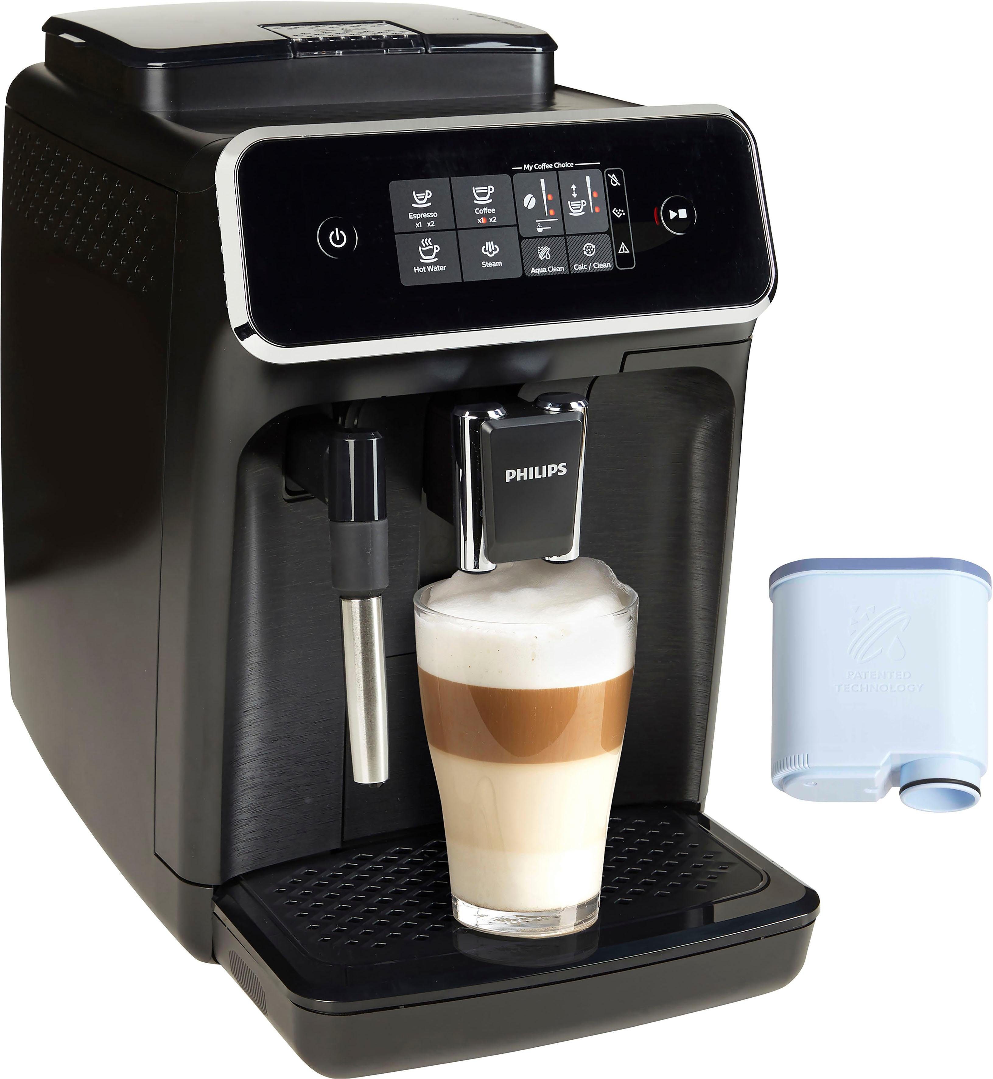 Philips Kaffeevollautomat 2200 Serie EP2220/10 Pannarello, mattschwarz