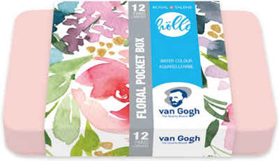 Talens art creation Aquarellstifte Van Gogh Pocket Box Frau Hölle 12 Aquarellfarben, (13-tlg)