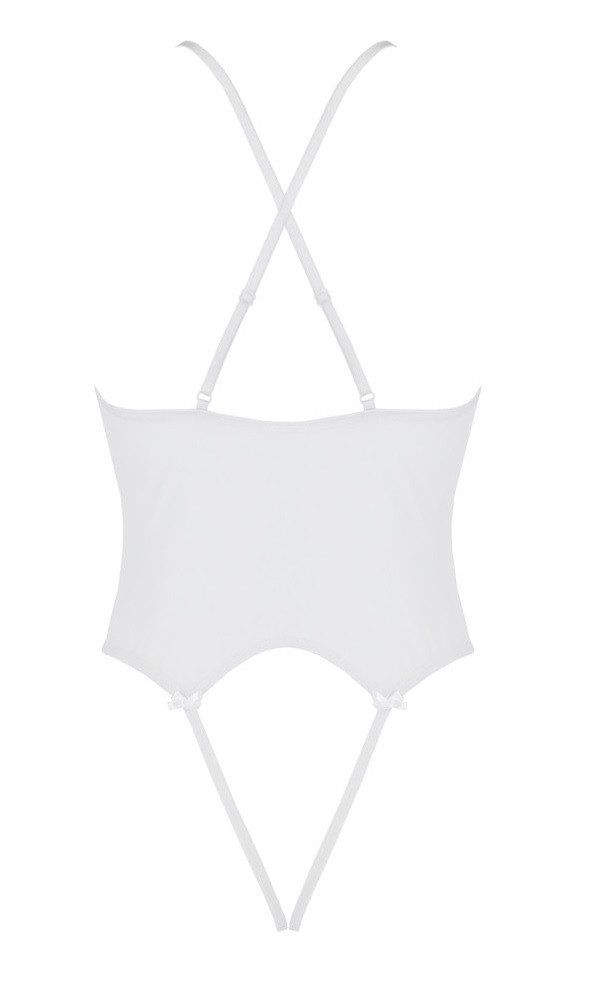 Avanua Body-Ouvert elegante Transparenz, schmale Spitzeneinsätze