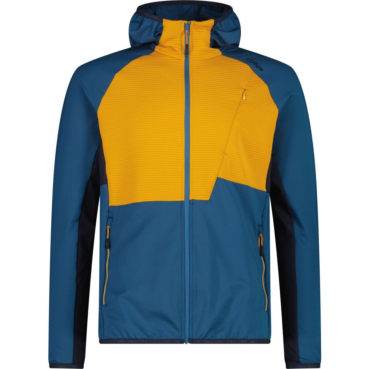 CMP Fleecejacke MAN Jacket FIX Hood Leichte, atmungsaktive Herrenjacke mit elastischer Kapuze, ideal für