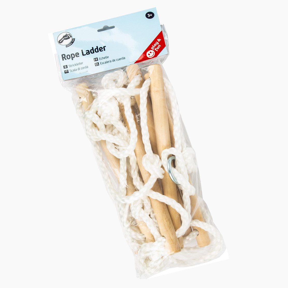 Small Foot Kletterwand Strickleiter Robin, (packung, 1-St., set), Belastbar bis 75 kg – perfekt für kleine Abenteurer