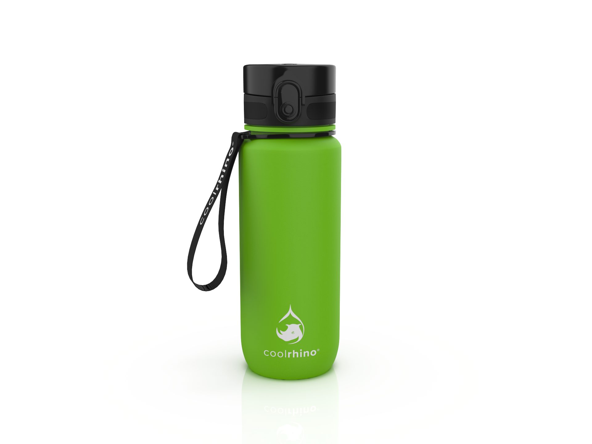 coolrhino Trinkflasche rhinoSport Tritan Sportflasche 350 ml, 650 ml, 1 liter, 1,5 l, Wasserflasche auslaufsicher für Sport, Outdoor, Schule und Fahrrad