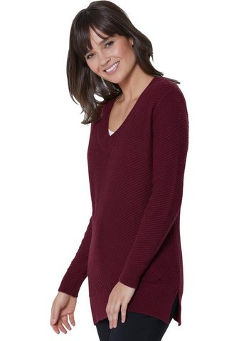 CLASSIC INSPIRATIONEN Creation L пуловер с diagonalem Strick...