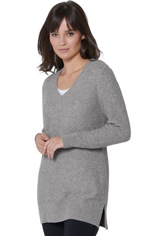 CLASSIC INSPIRATIONEN Creation L пуловер с diagonalem Strick...