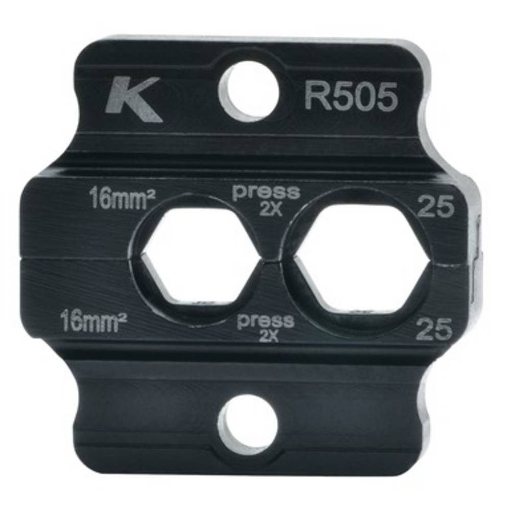 Klauke Crimpzange Presseinsatz R50er-Reihe für Rohrkabel/Verbinder normal 16 R505