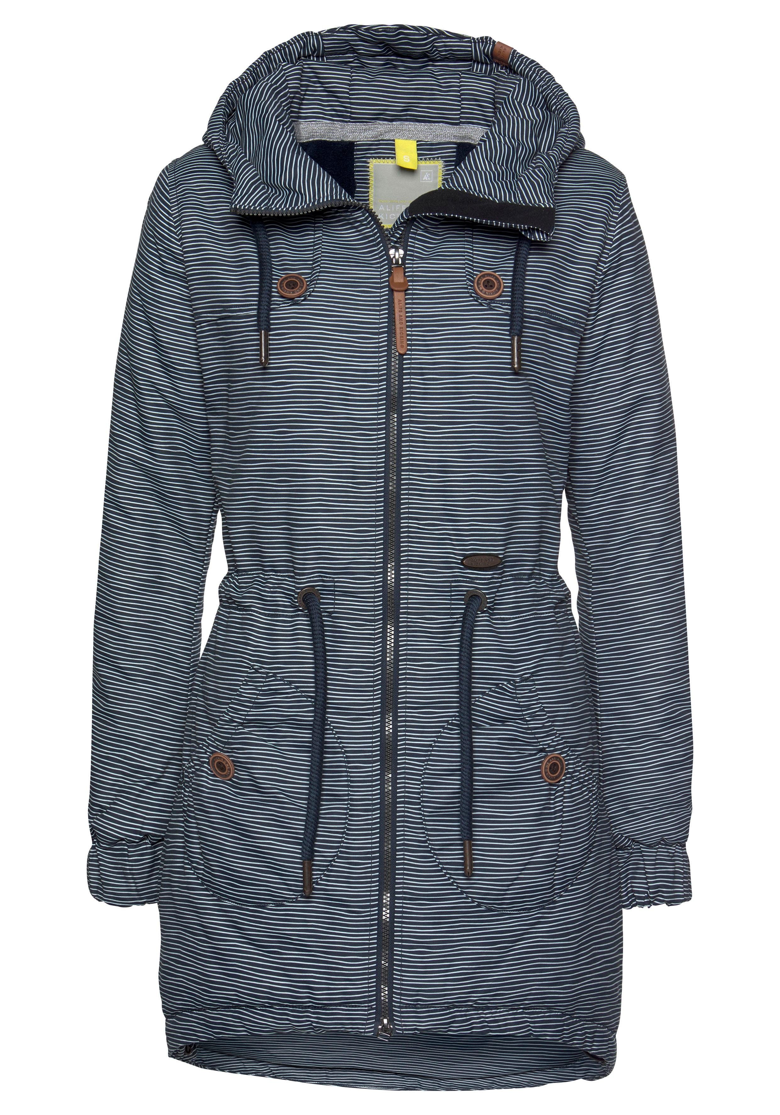 alife and kickin Parka »CHARLOTTE A« warm wattierte Winterjacke mit Kapuze und Streifenoptik online kaufen | OTTO alife and kickin Parka »CHARLOTTE A« warm wattierte Winterjacke mit Kapuze und Streifenoptik online kaufen | OTTO