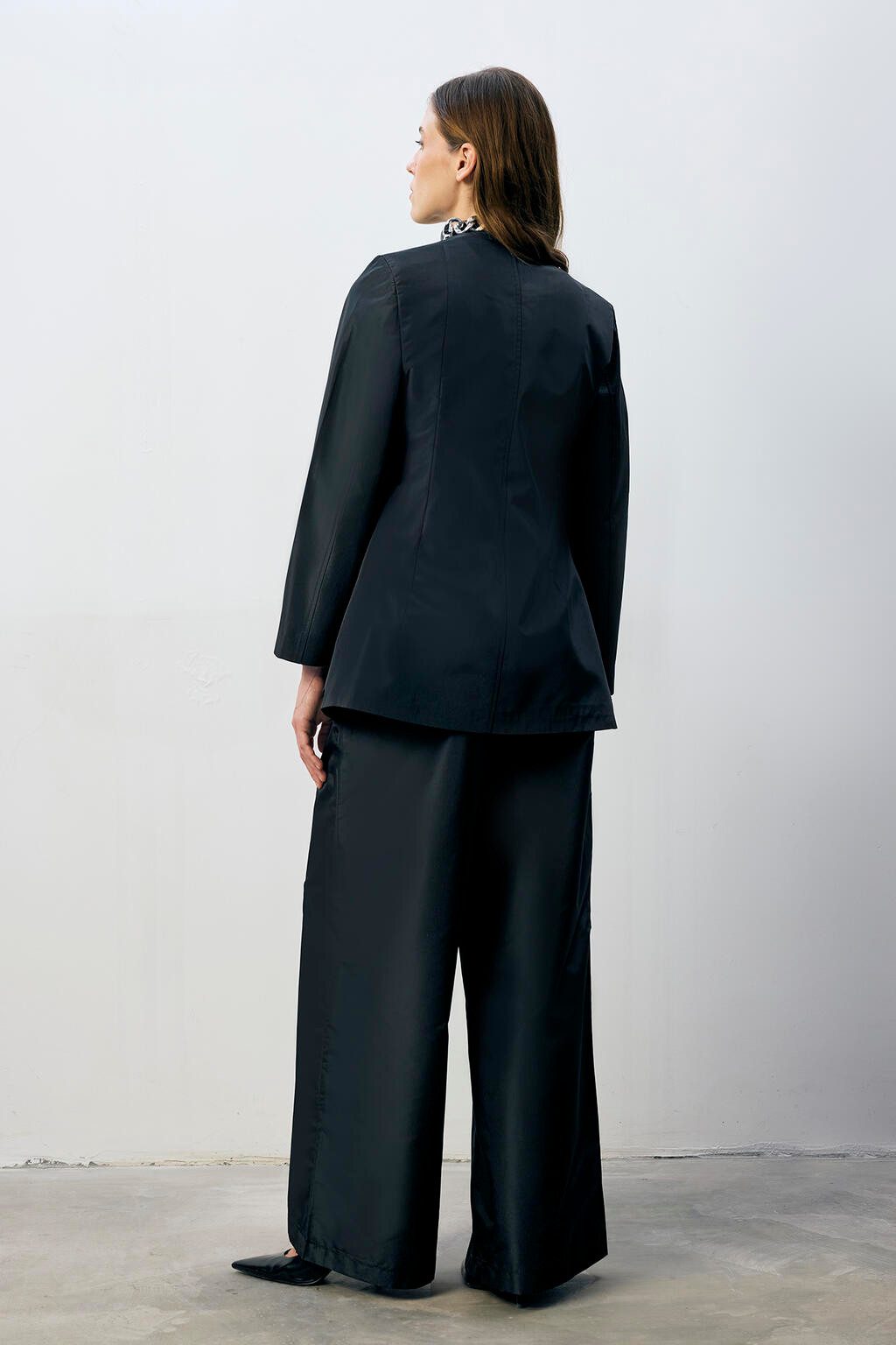 touche prive Fleeceweste ASYMMETRISCHES JACKEN- UND HOSENSET MIT KNOPFDETAILS