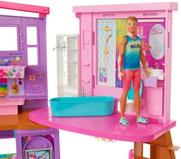 Barbie Puppenhaus Malibu Ferien-Haus, inklusive Möbel und Zubehör