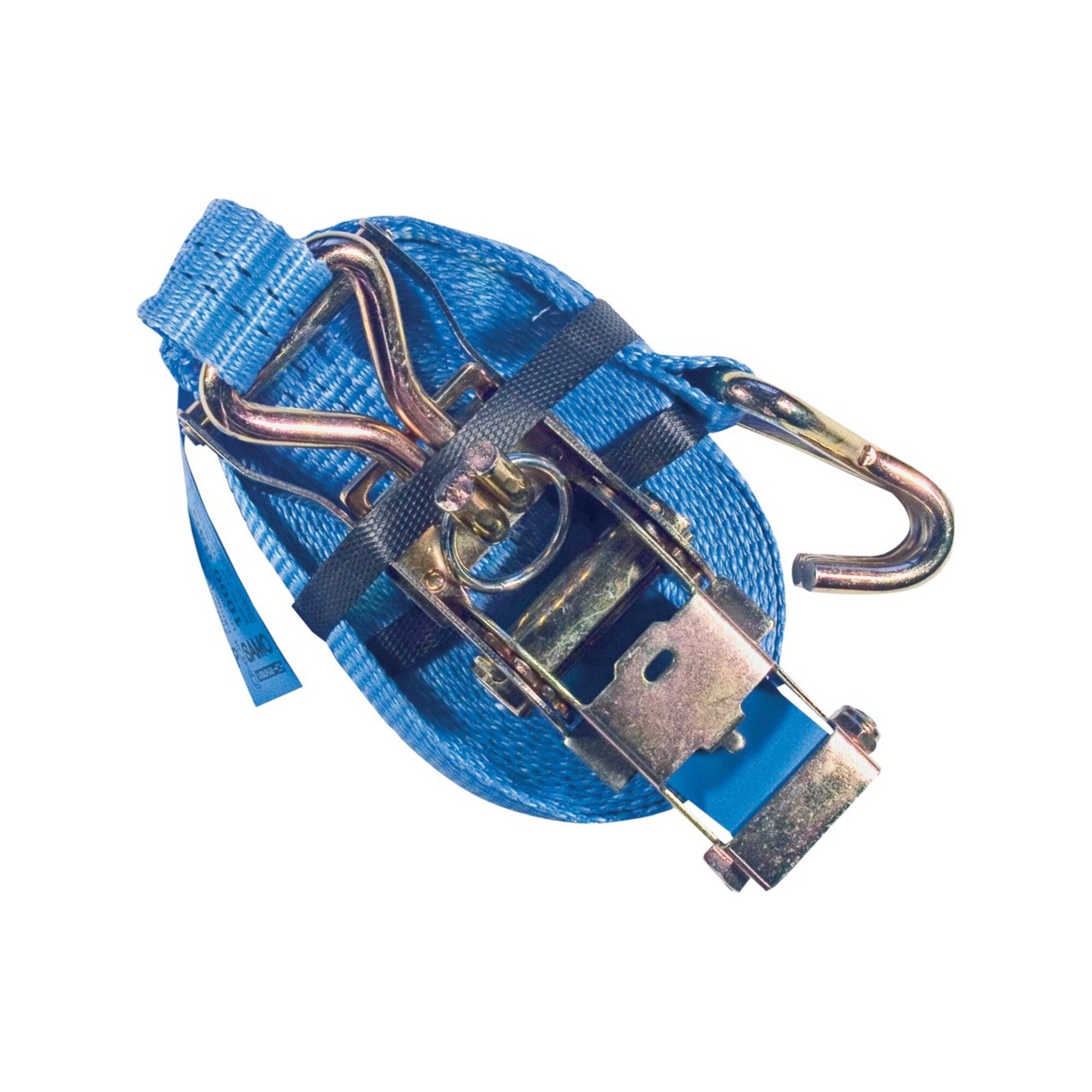 Contorion Versandkarton PÖSAMO Zurrgurt Ratsche u.Hacken 2,5x500cm blau