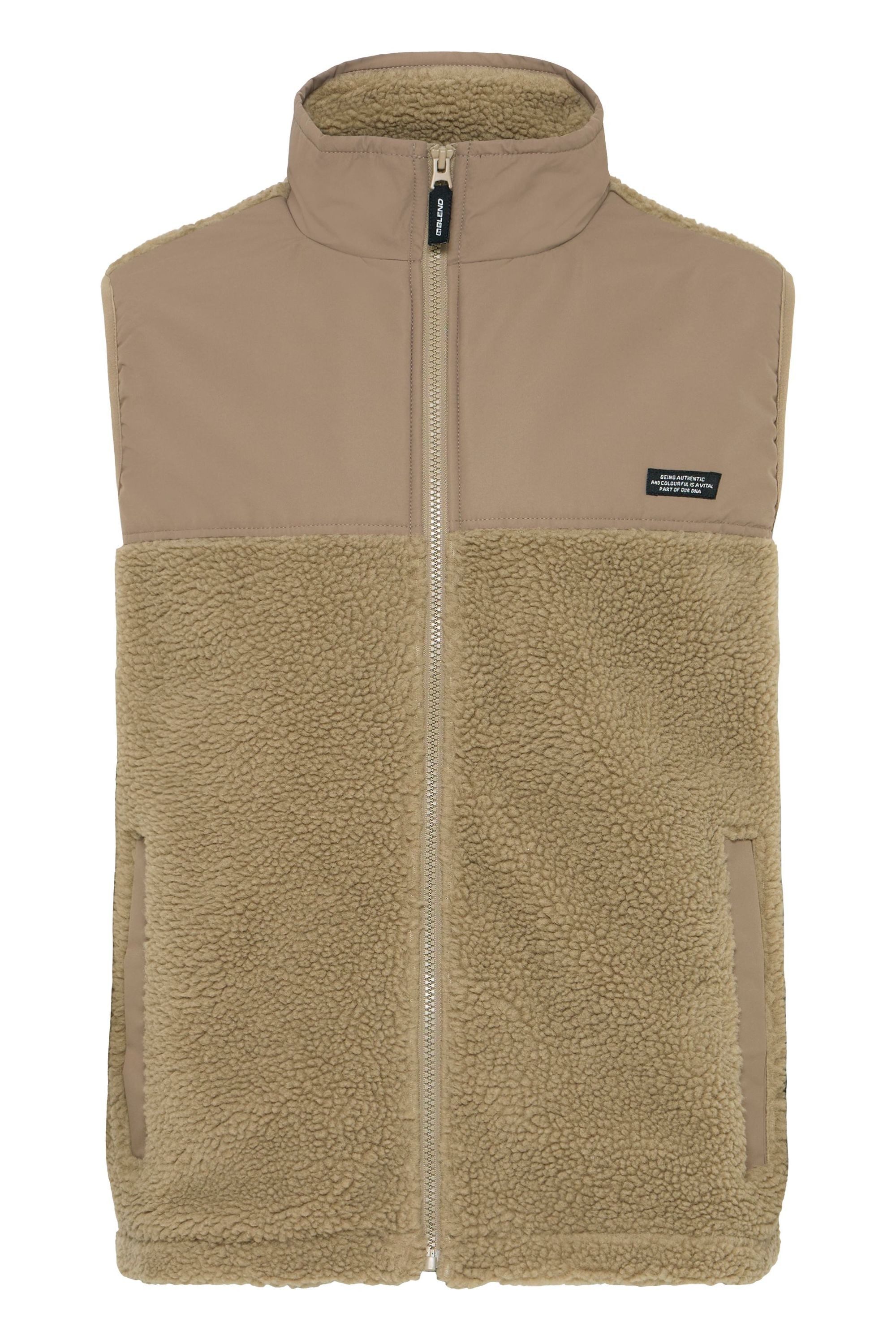 Blend Plüschweste BHTorte Kuschelige Teddy-Weste mit Taschen günstig online kaufen