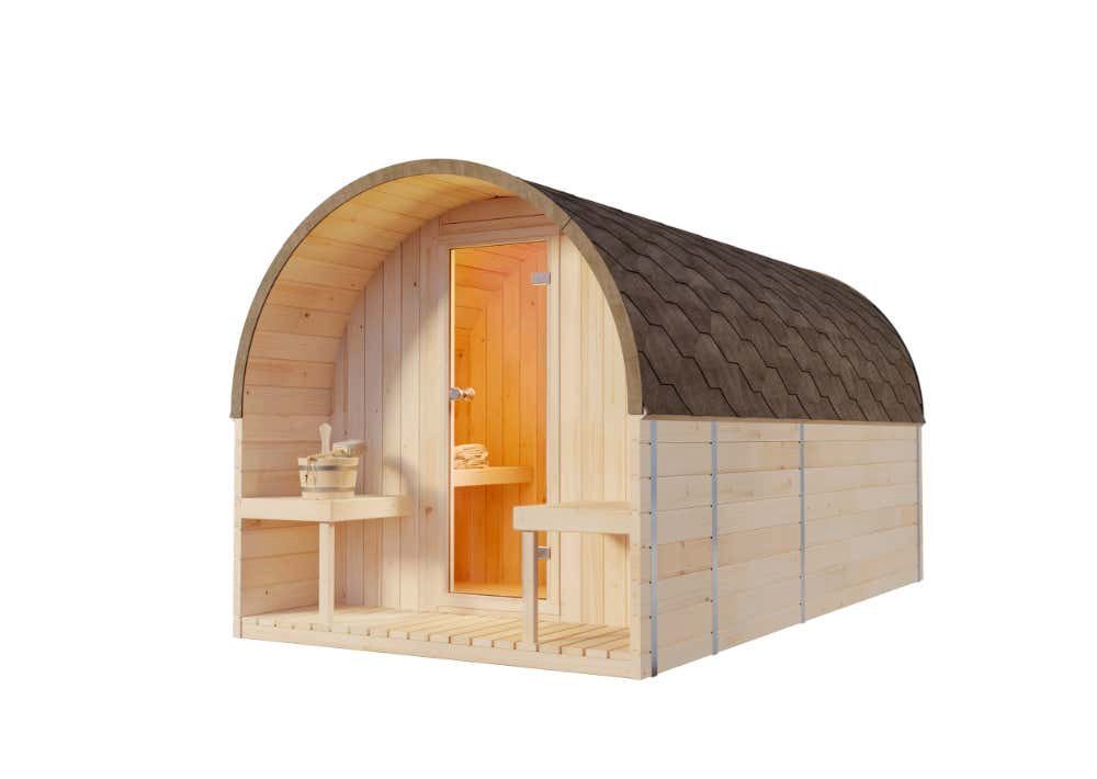 Fasssauna ScandiPod Deluxe