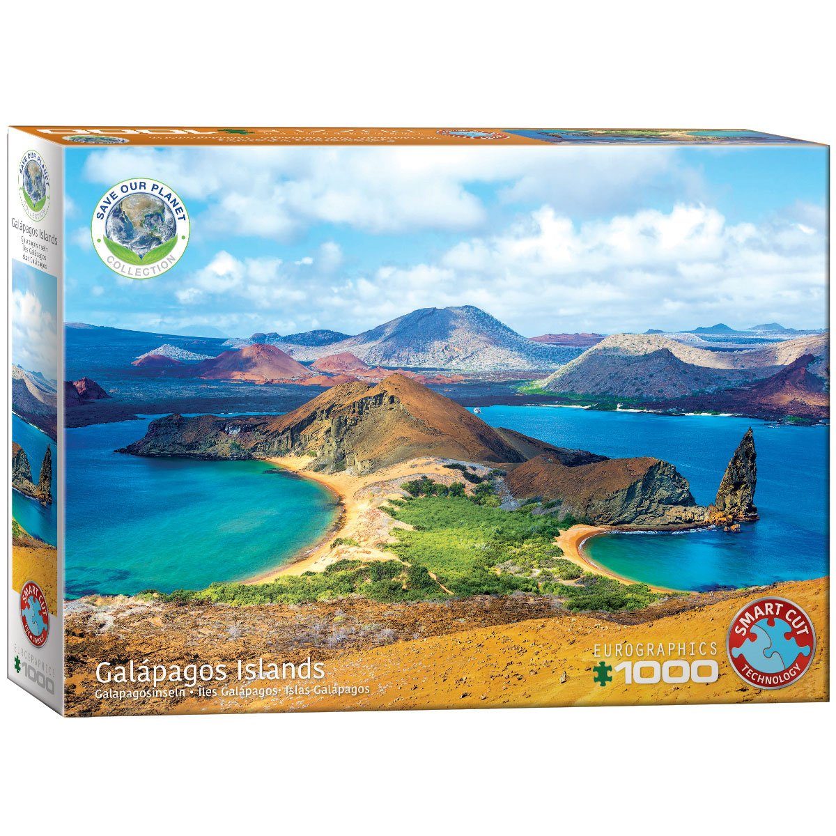 EUROGRAPHICS Puzzle Save our Planet Galapagosinseln Puzzle, 1000 Puzzleteile, Made in Europe