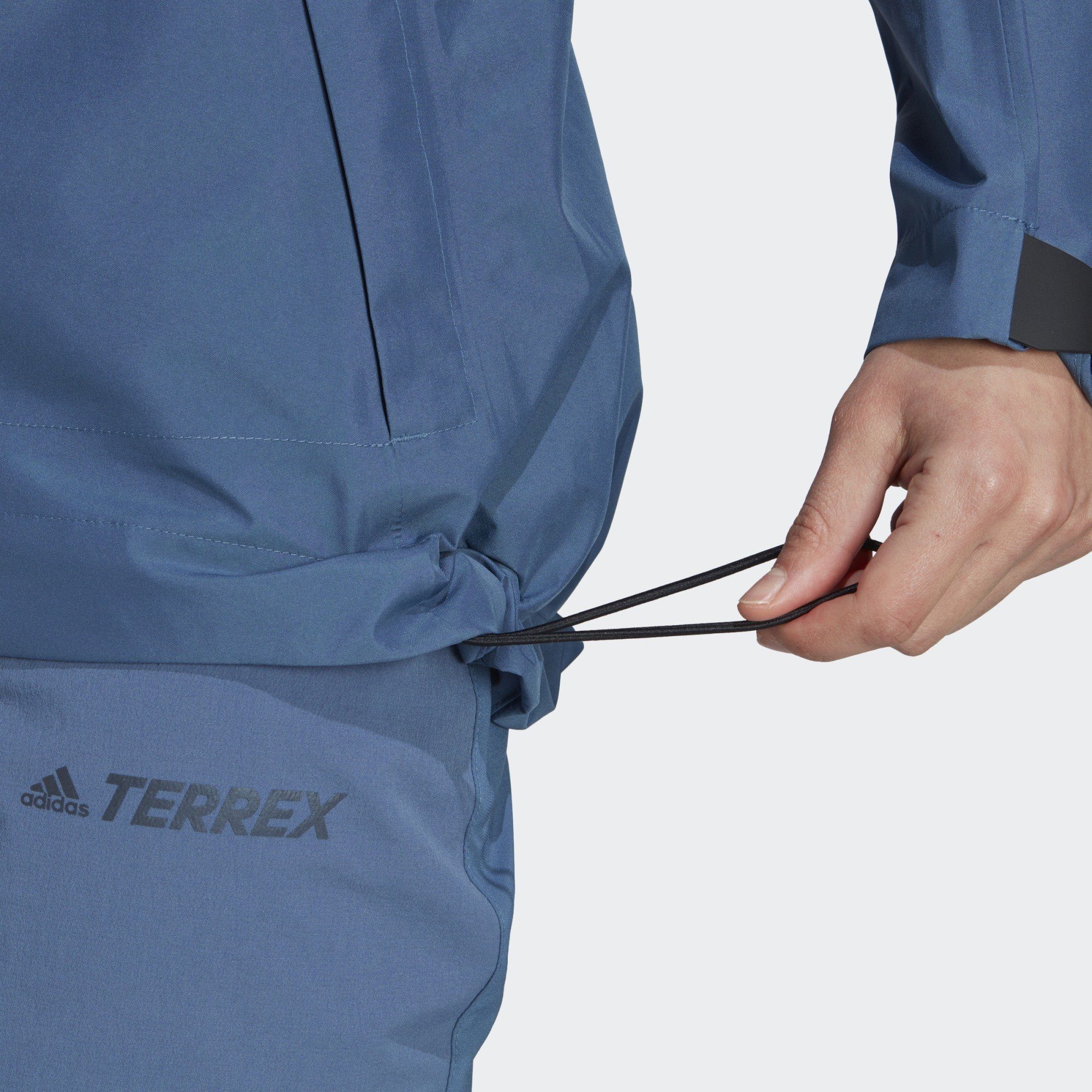 adidas TERREX Outdoorjacke TERREX XPERIOR GORE-TEX F22 PACLITE REGENJACKE Wonder Steel