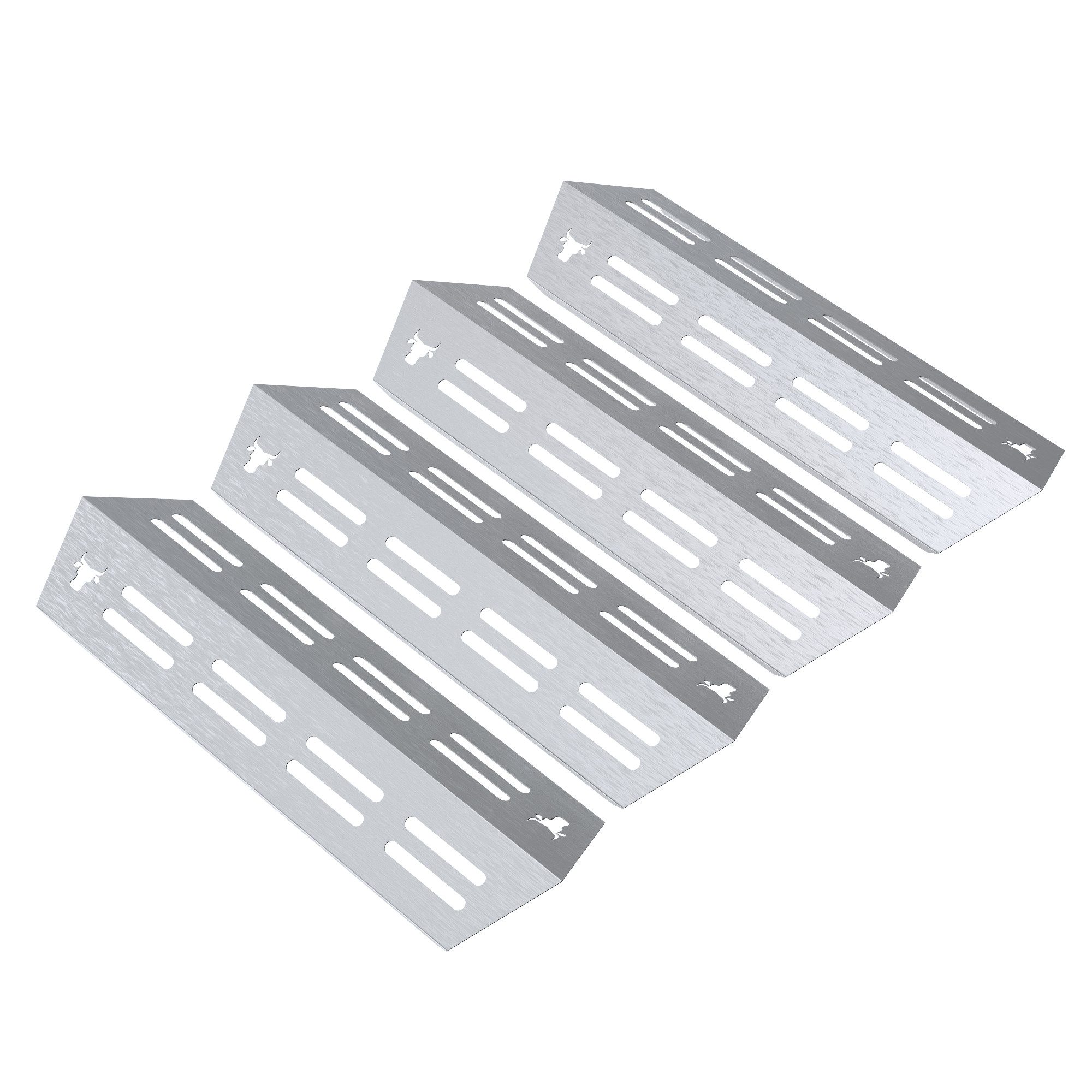 tuning-art Grillerweiterung GA35 Brennerabdeckung Set Edelstahl für Enders Monroe Pro 4