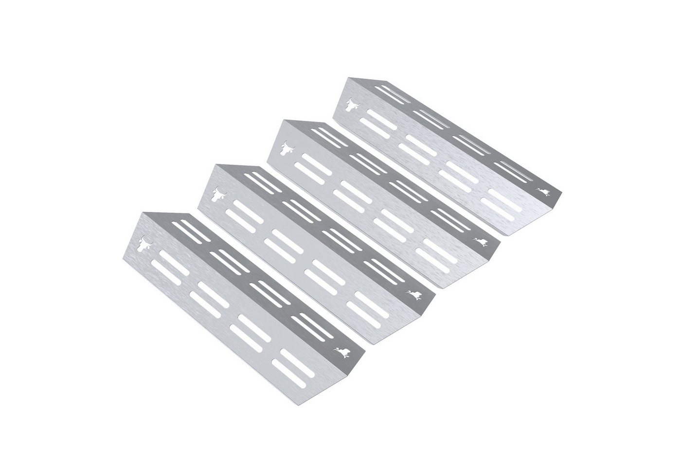 tuning-art Grillerweiterung GA35 Brennerabdeckung Set Edelstahl für Enders Monroe Pro 4