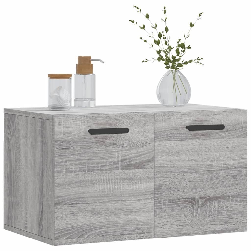 Holzwerkstoff Fächerschrank Sonoma cm Grau Wandschrank 60x36,5x35 (1-St) vidaXL